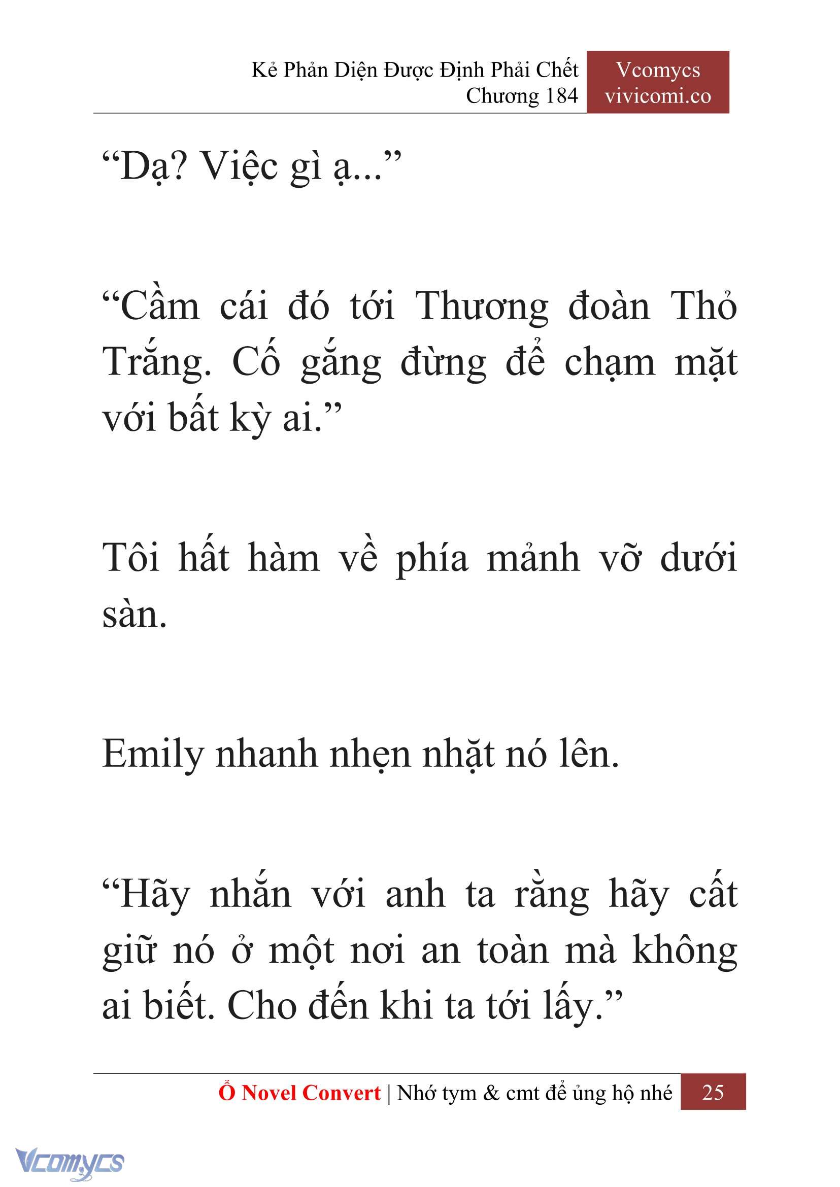 [Novel] Kẻ Phản Diện Được Định Phải Chết Chap 184 - Trang 2