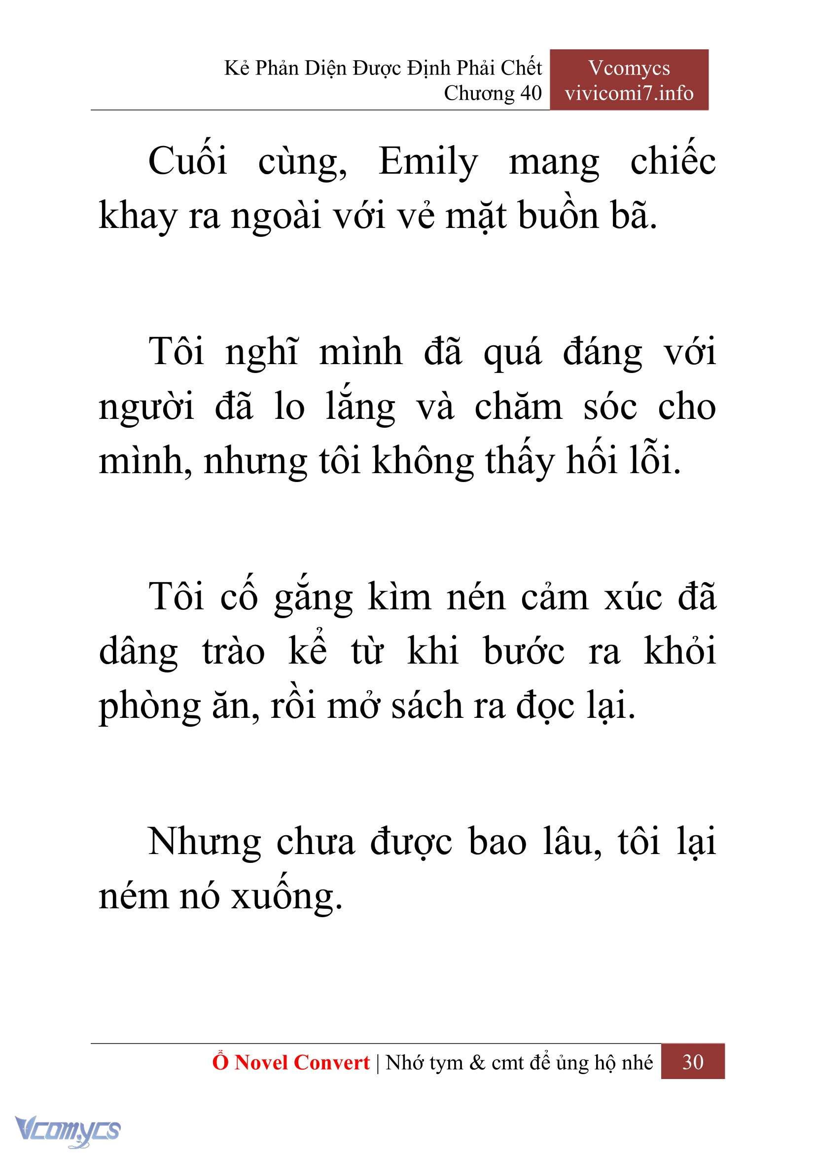 [Novel] Kẻ Phản Diện Được Định Phải Chết Chap 40 - Next Chap 41