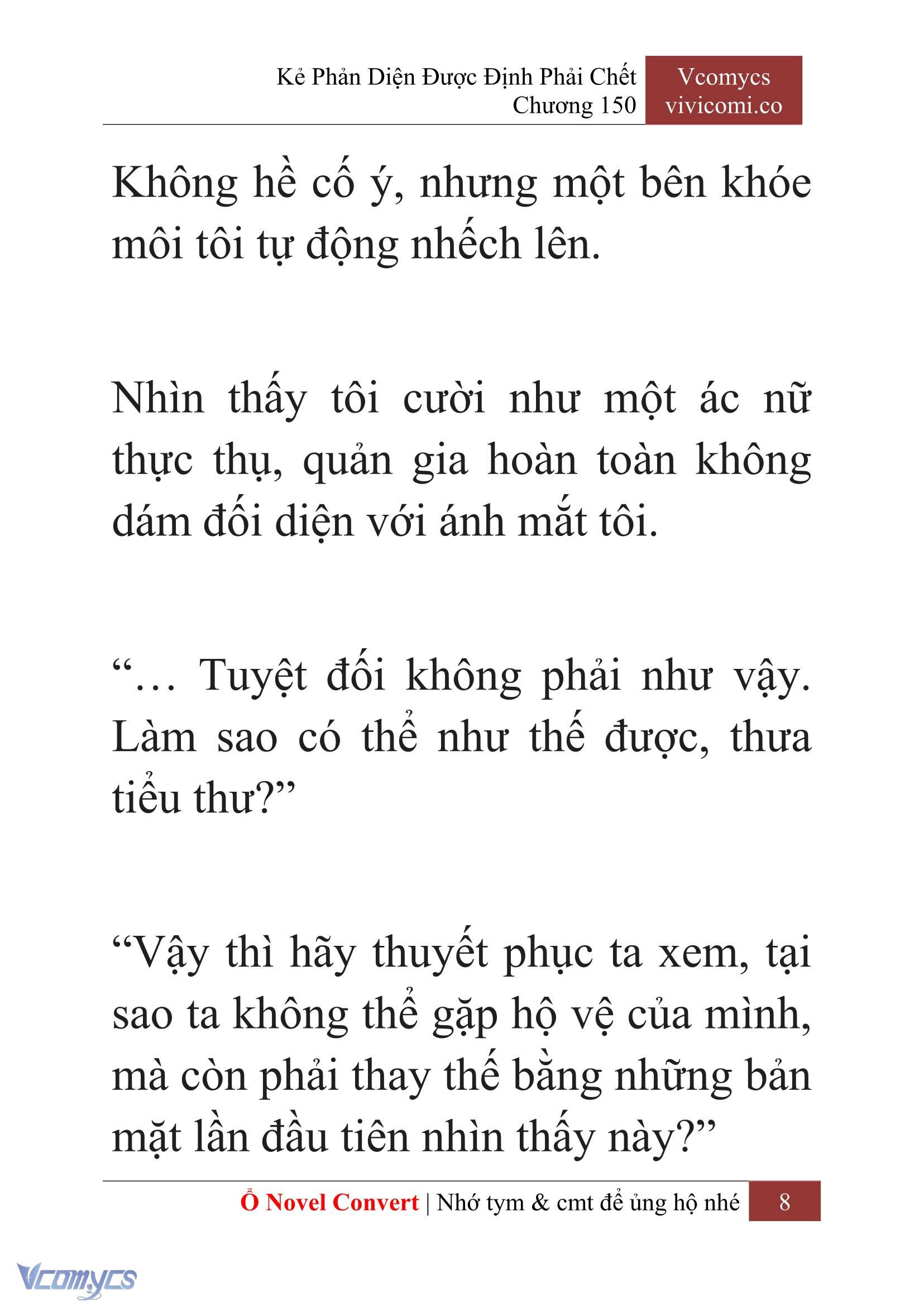 [Novel] Kẻ Phản Diện Được Định Phải Chết Chap 150 - Trang 2