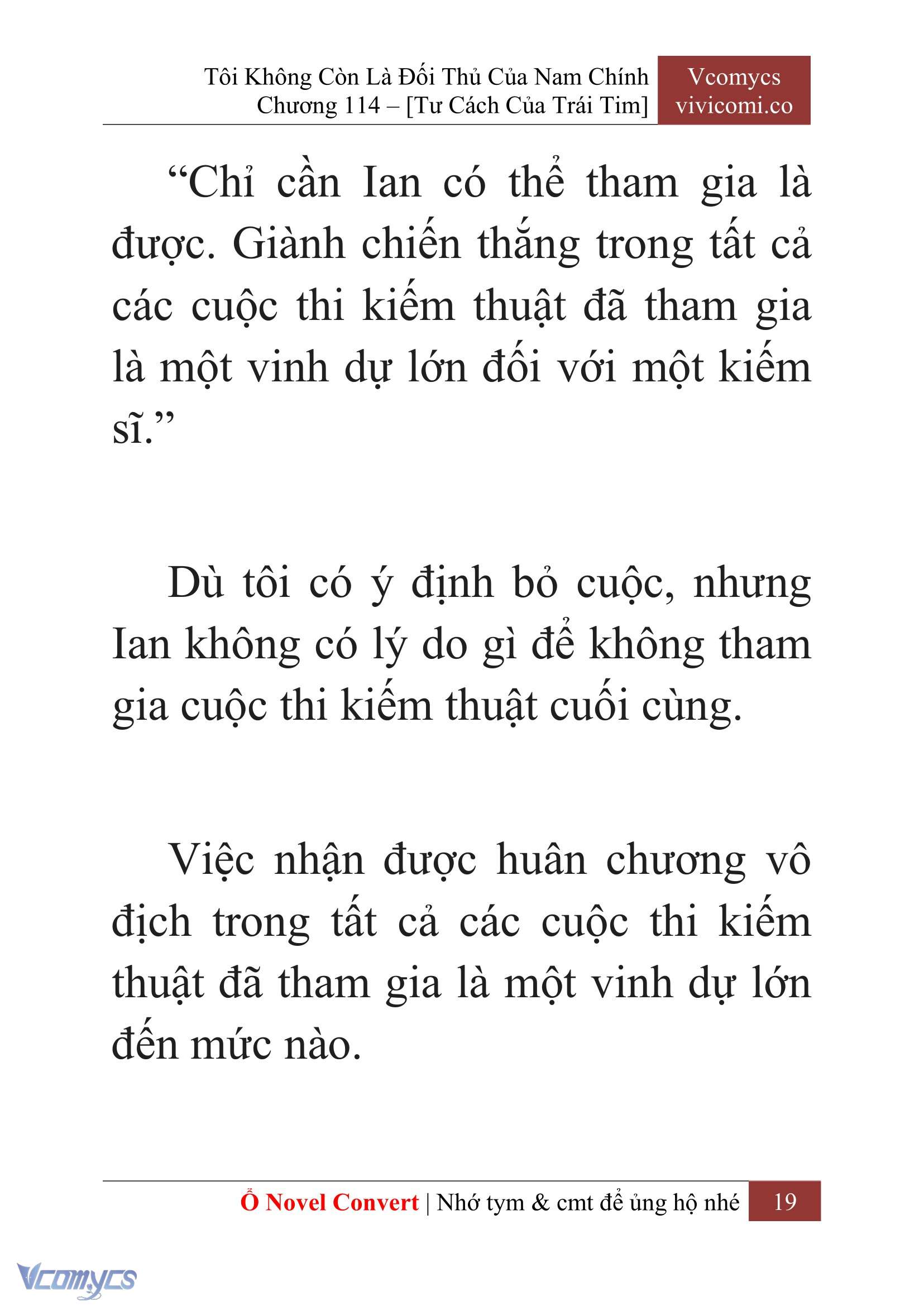 [Novel] Tôi Không Còn Là Đối Thủ Của Nam Chính Chap 114 - Trang 2