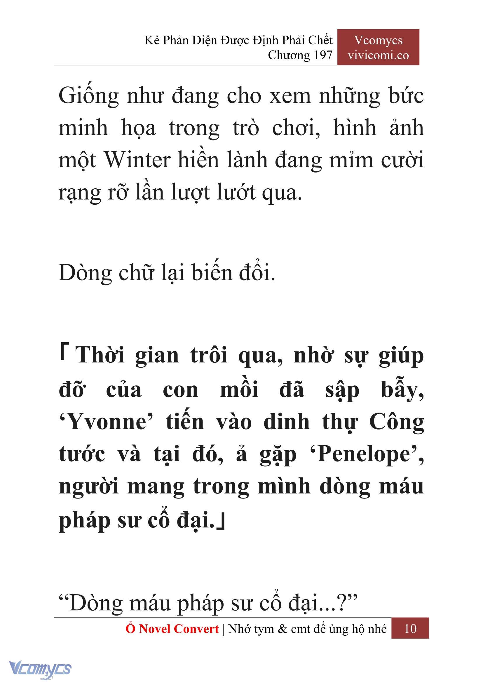 [Novel] Kẻ Phản Diện Được Định Phải Chết Chap 197 - Trang 2