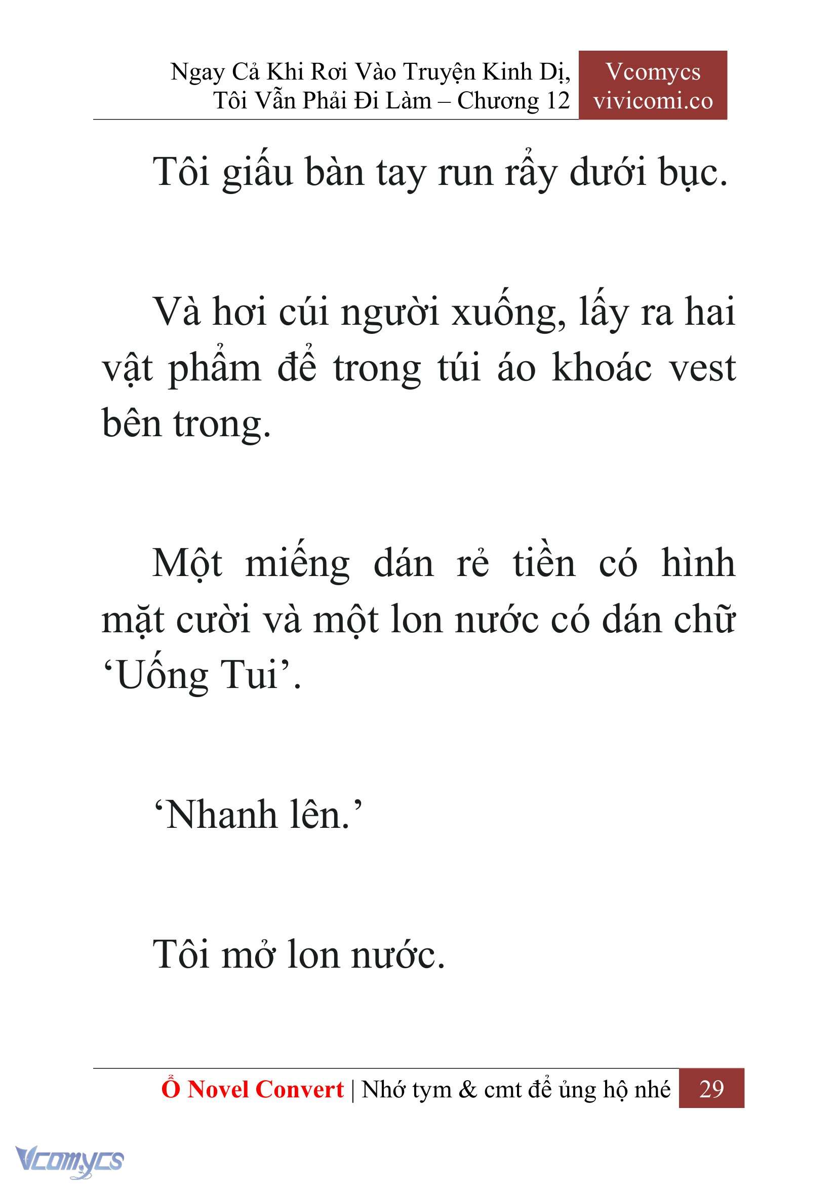 [Novel] Ngay Cả Khi Rơi Vào Truyện Kinh Dị, Tôi Vẫn Phải Đi Làm Chap 12 - Trang 2