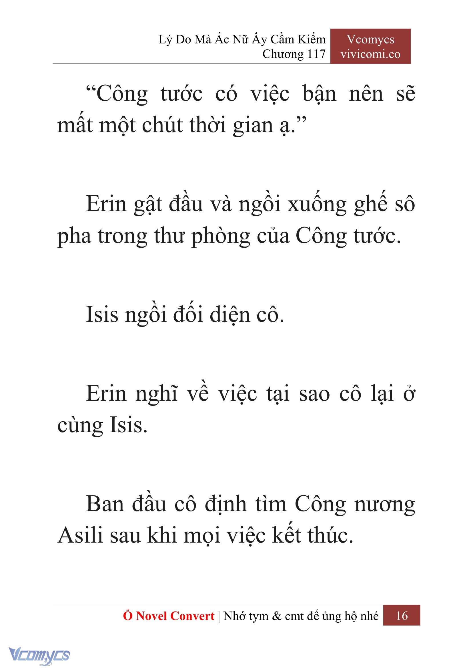 [Novel] Lý Do Mà Ác Nữ Ấy Cầm Kiếm Chap 117 - Trang 2
