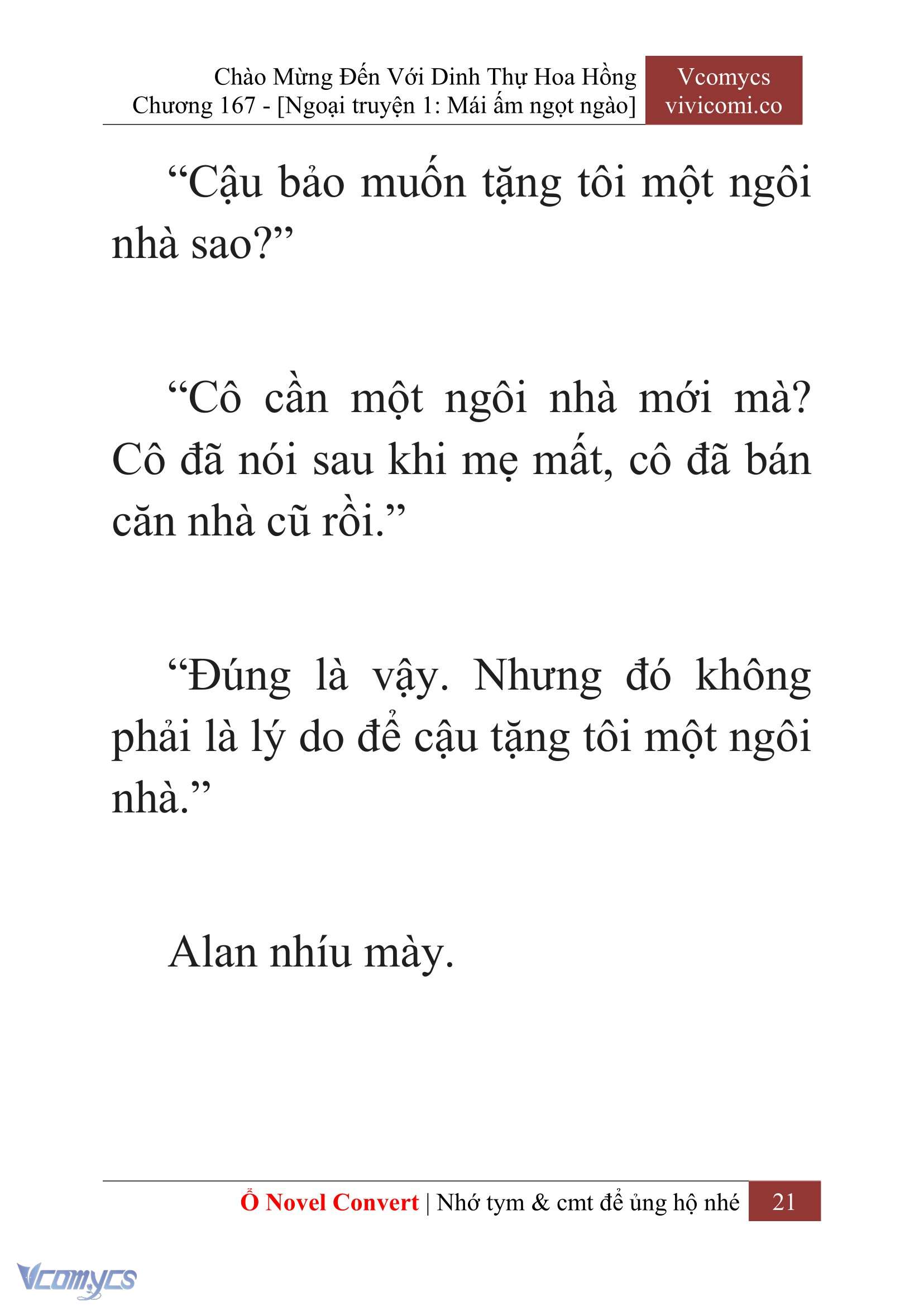 [Novel] Chào Mừng Đến Với Dinh Thự Hoa Hồng Chap 167 - Trang 2
