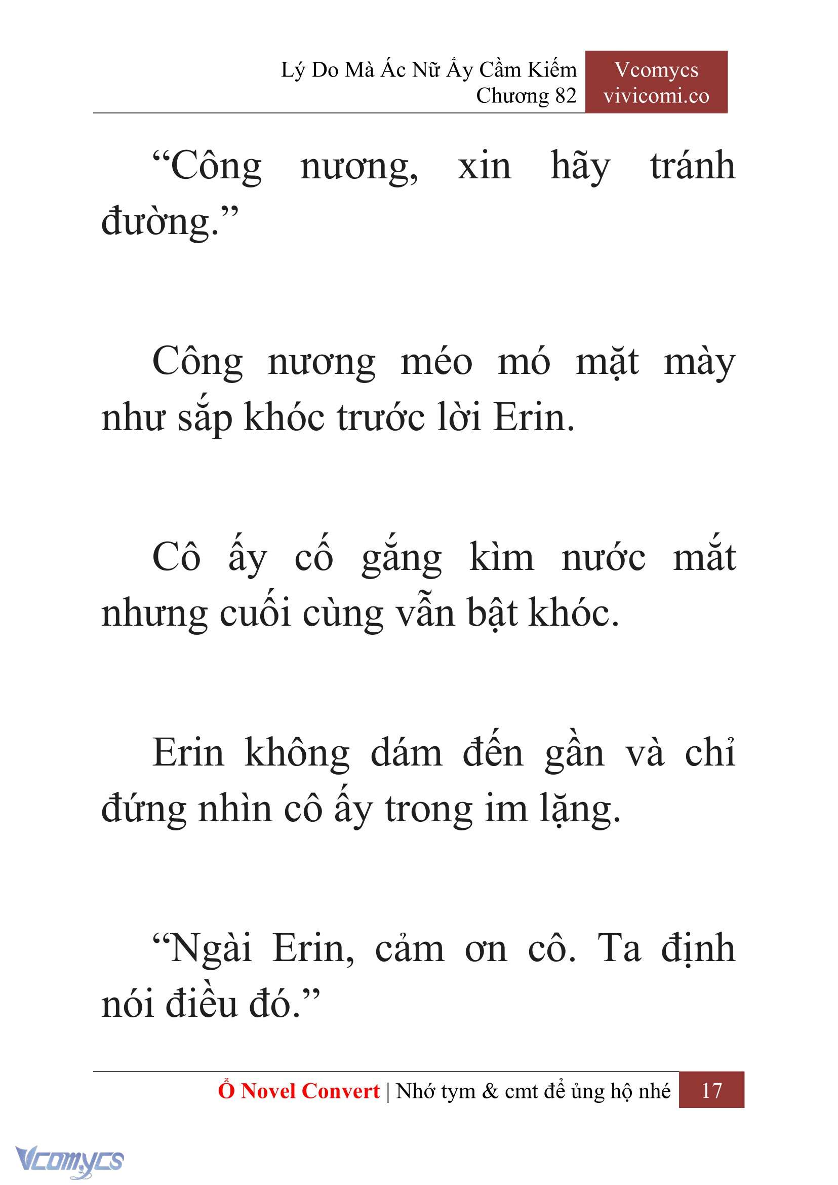 [Novel] Lý Do Mà Ác Nữ Ấy Cầm Kiếm Chap 82 - Next Chap 83