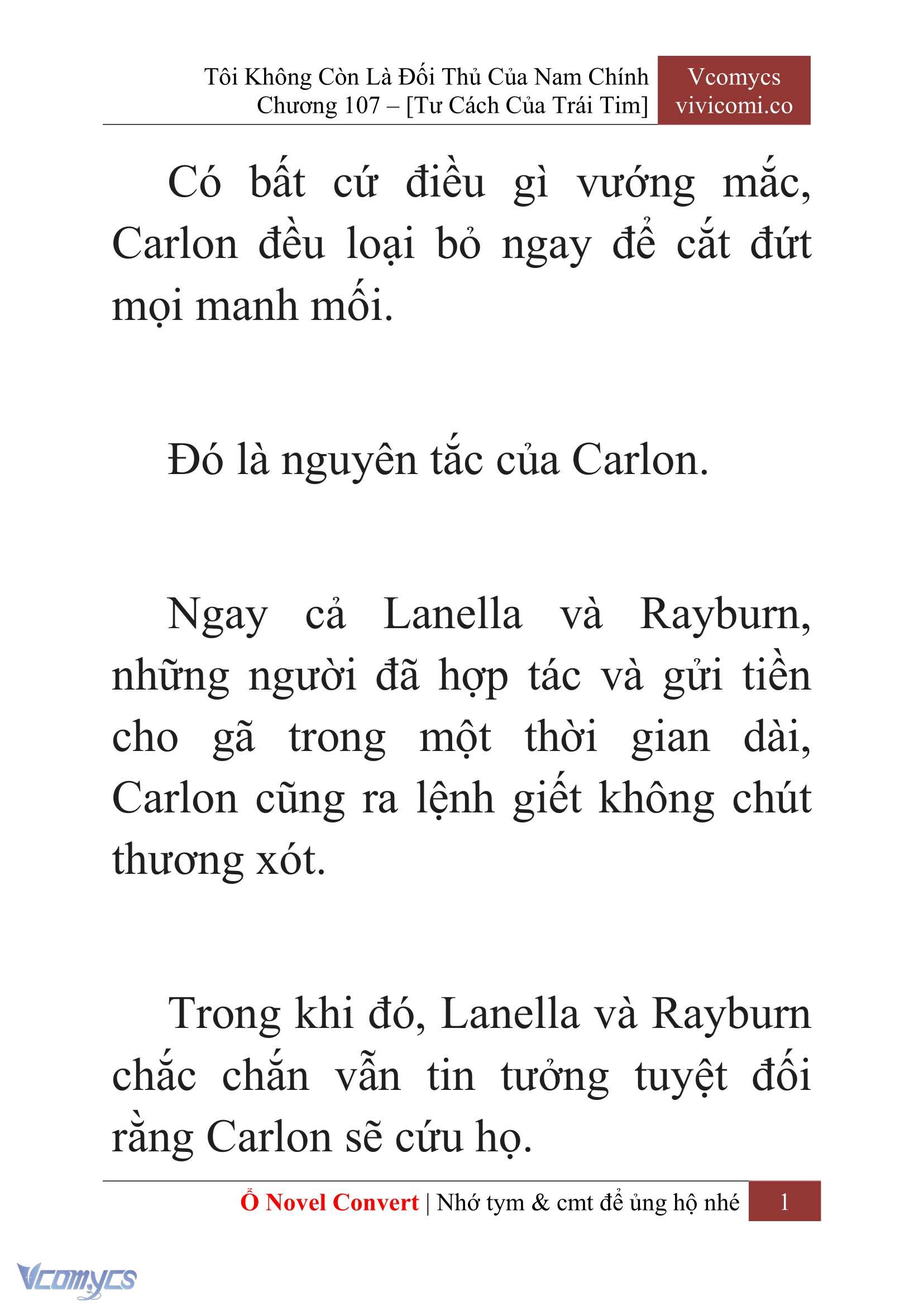 [Novel] Tôi Không Còn Là Đối Thủ Của Nam Chính Chap 107 - Trang 2