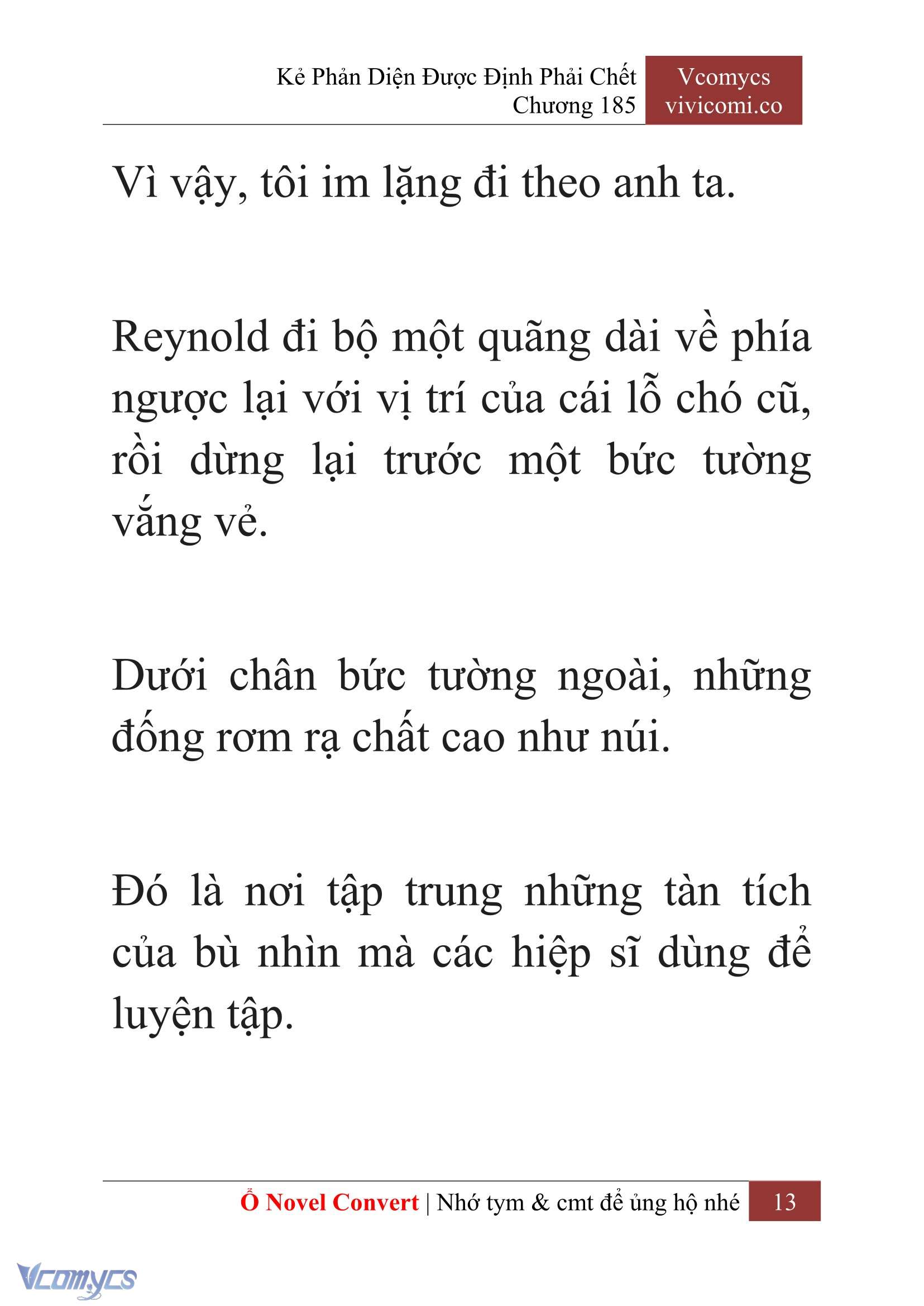 [Novel] Kẻ Phản Diện Được Định Phải Chết Chap 185 - Trang 2