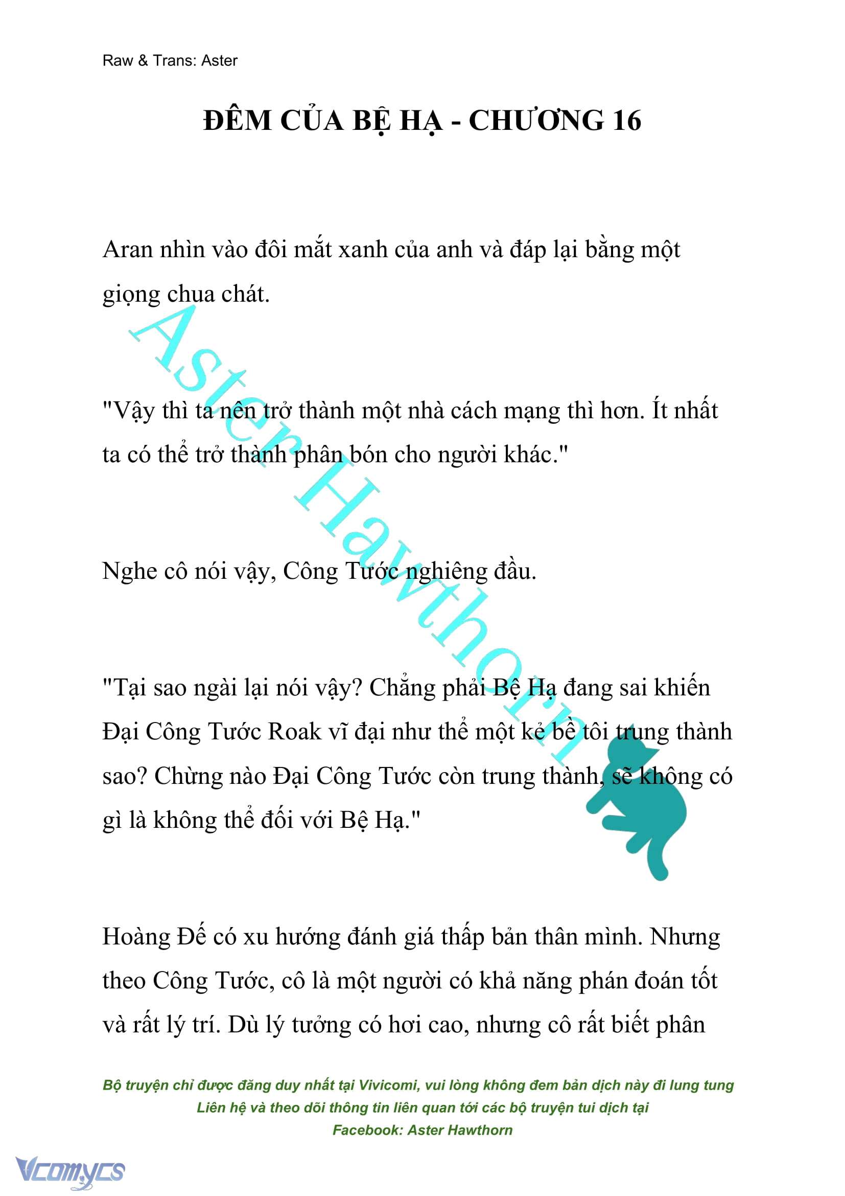 [NOVEL] Đêm Của Bệ Hạ Chap 16 - Trang 2