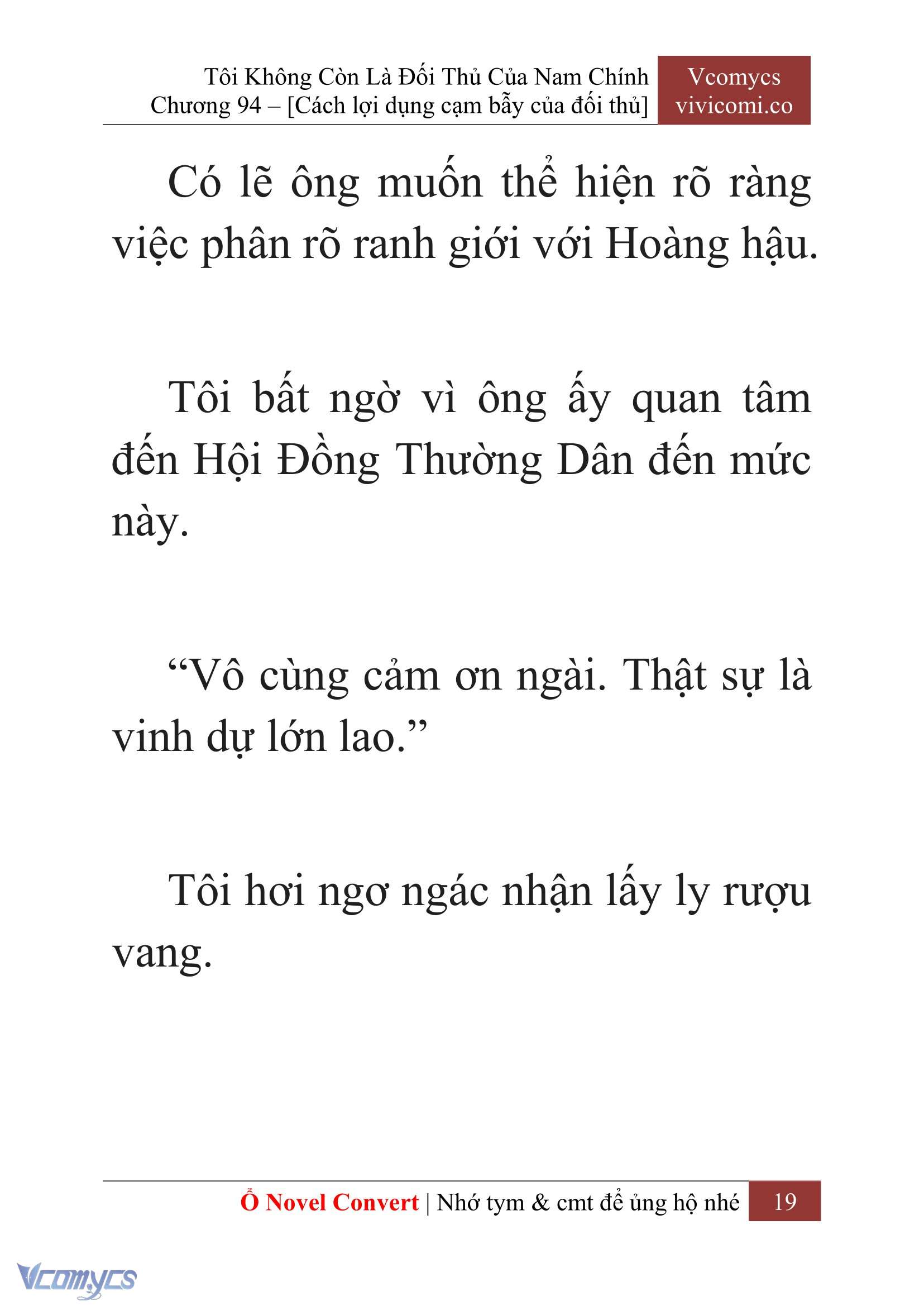 [Novel] Tôi Không Còn Là Đối Thủ Của Nam Chính Chap 94 - Trang 2