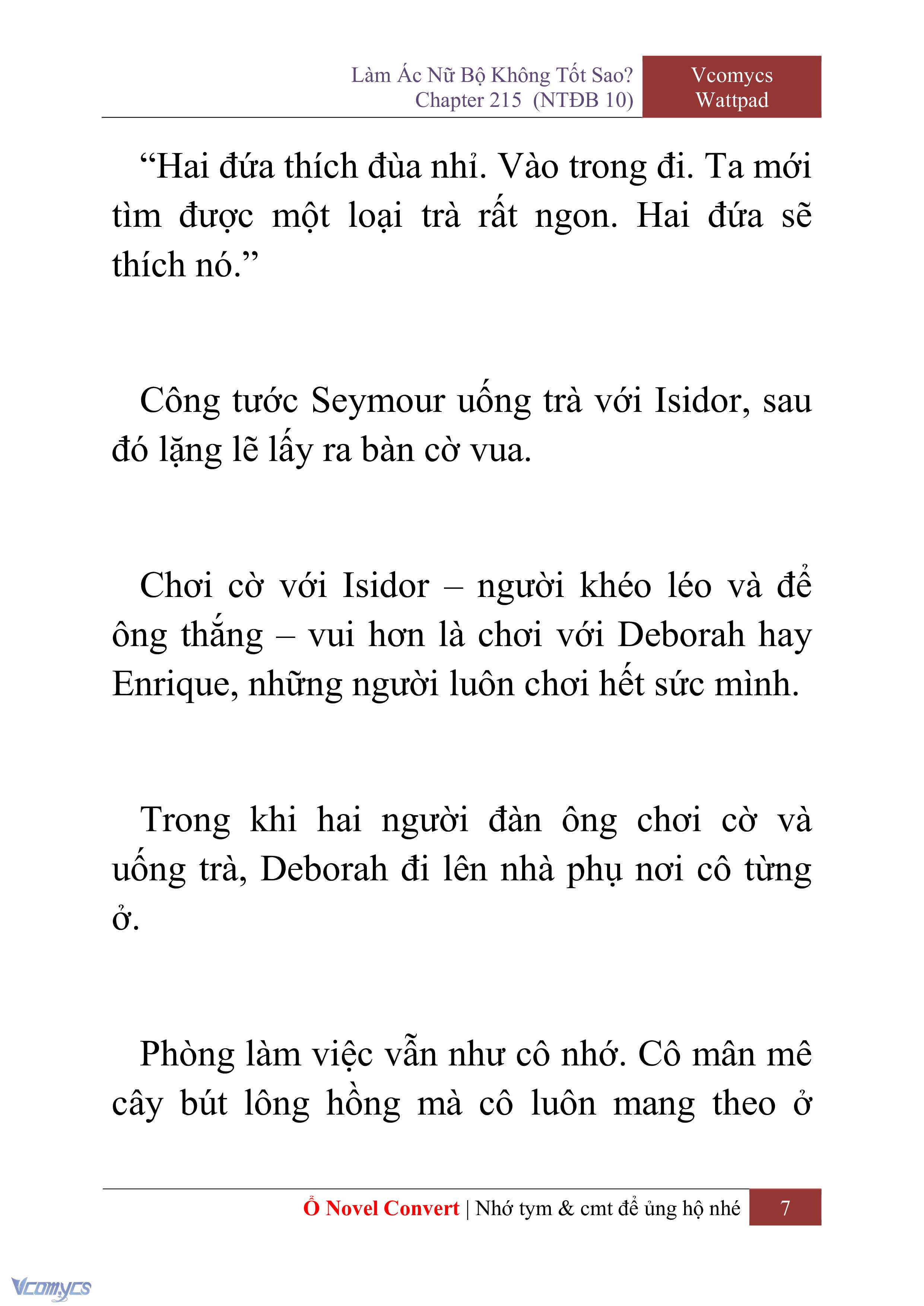 [Novel] Làm Ác Nữ Bộ Không Tốt Sao? Chap 215 - Trang 2