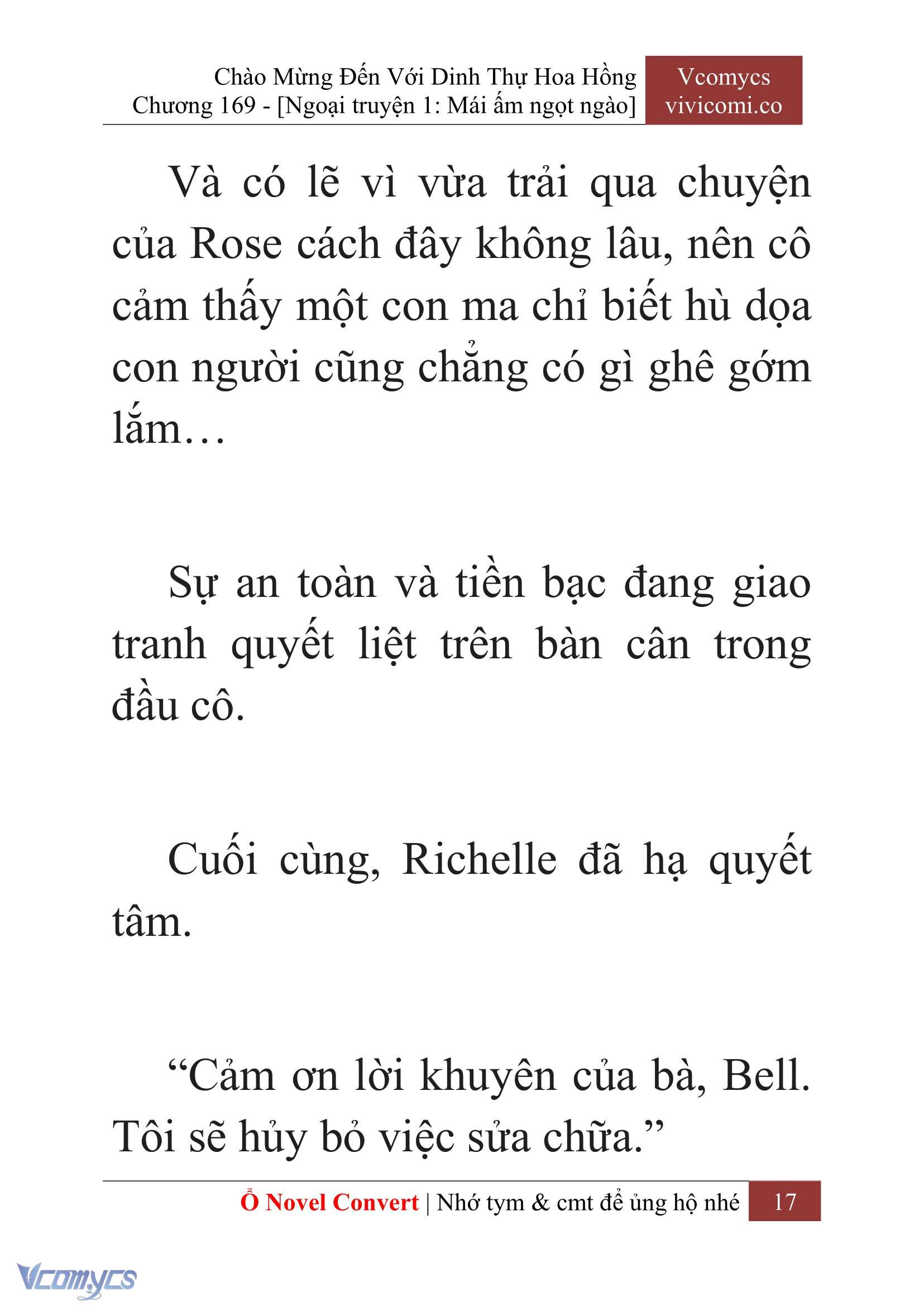 [Novel] Chào Mừng Đến Với Dinh Thự Hoa Hồng Chap 169 - Trang 2