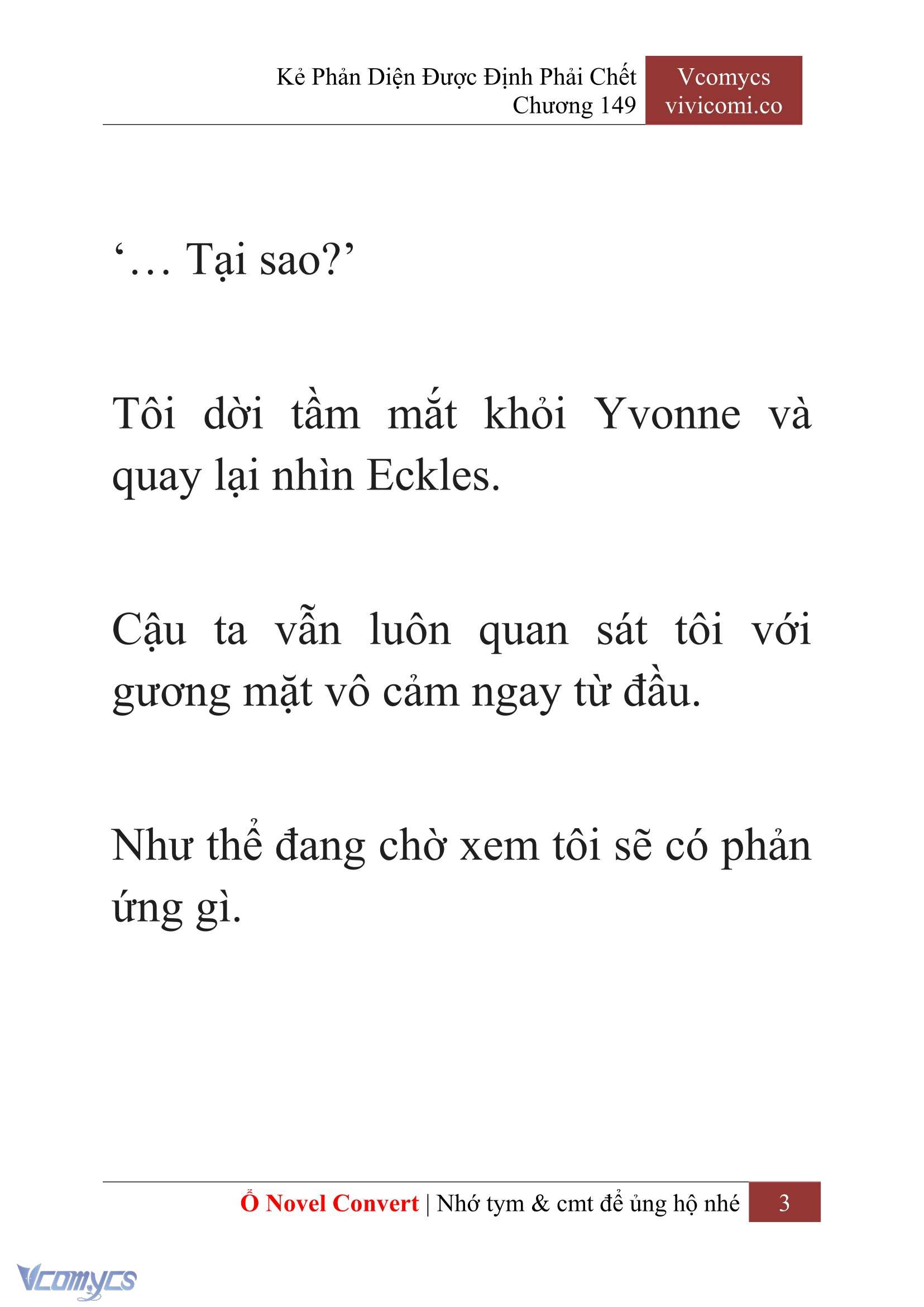 [Novel] Kẻ Phản Diện Được Định Phải Chết Chap 149 - Next Chap 150