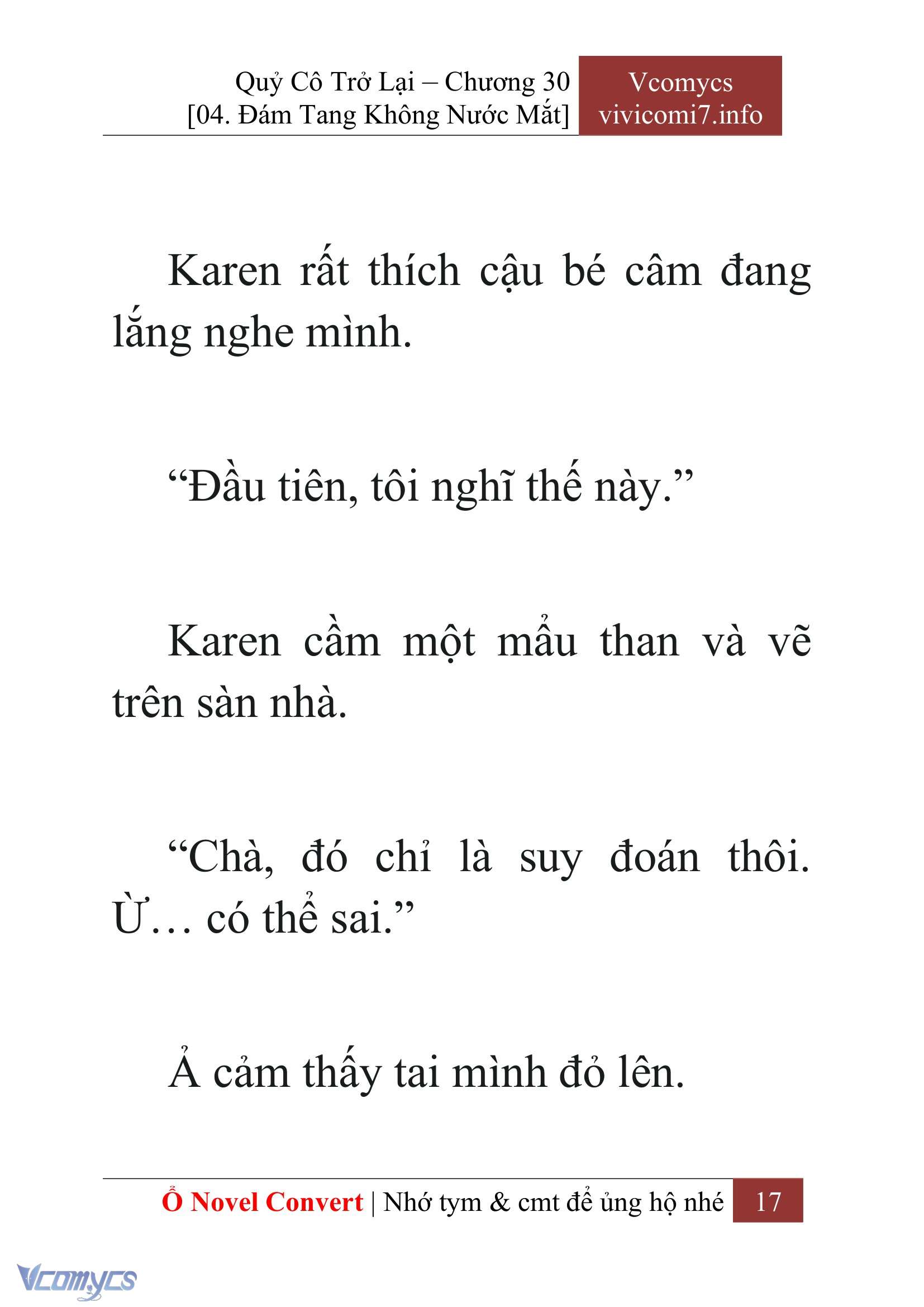 [Novel] Quý Cô Trở Lại Chap 30 - Trang 2