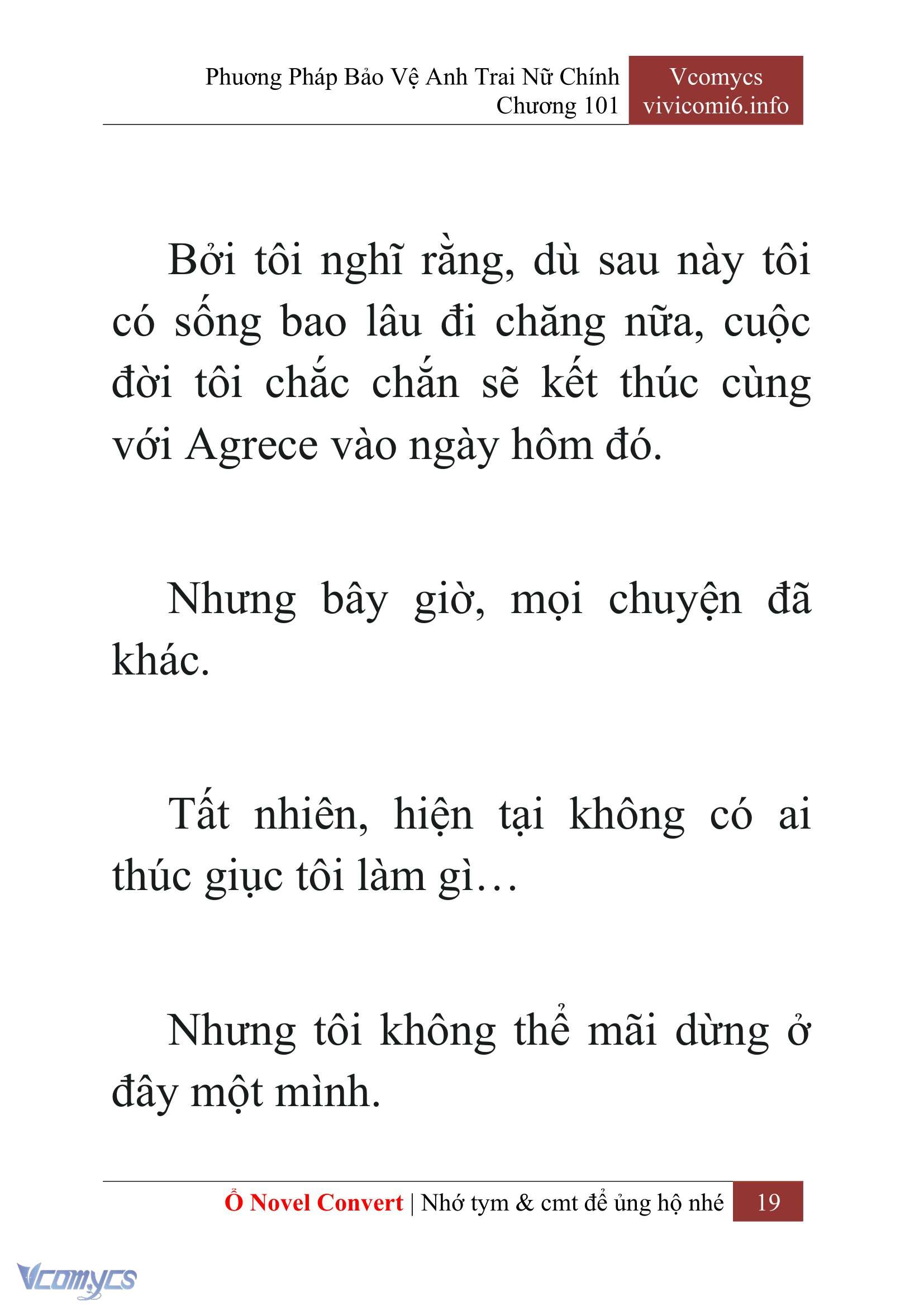 [Novel] Phương Pháp Bảo Vệ Anh Trai Nữ Chính Chap 101 - Trang 2