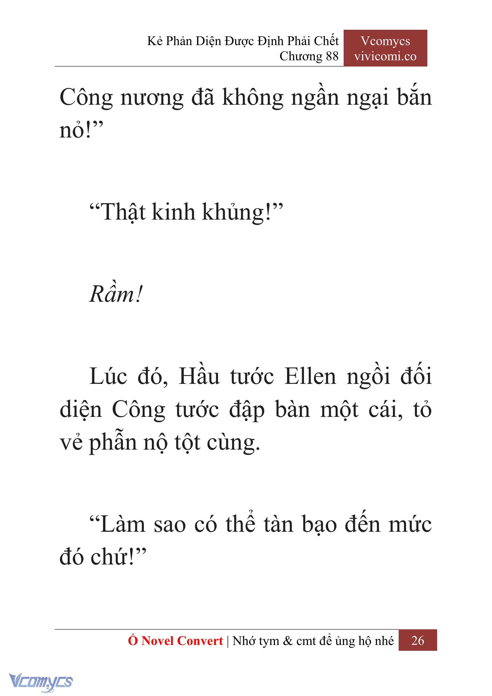 [Novel] Kẻ Phản Diện Được Định Phải Chết Chap 88 - Trang 2