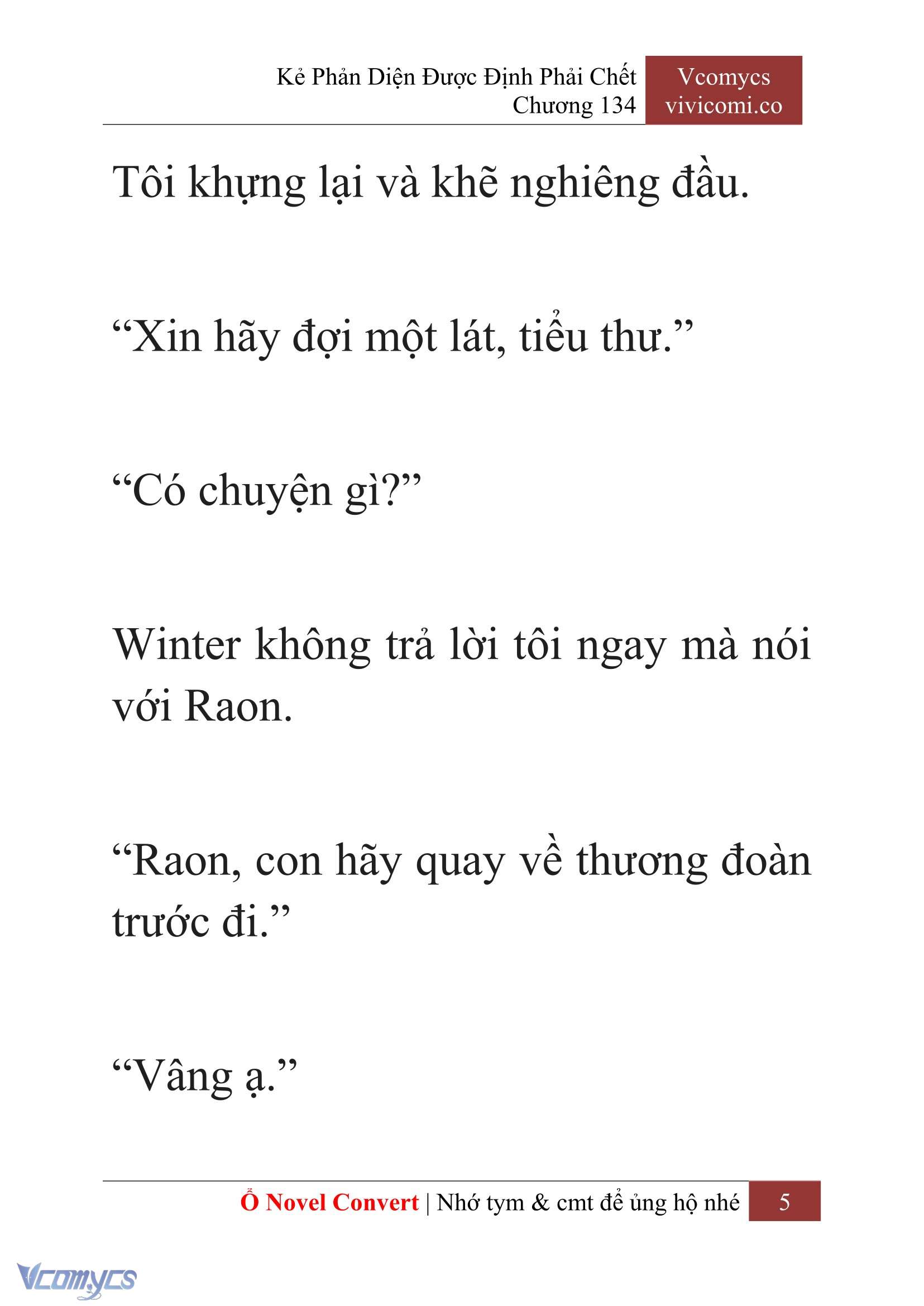 [Novel] Kẻ Phản Diện Được Định Phải Chết Chap 134 - Trang 2