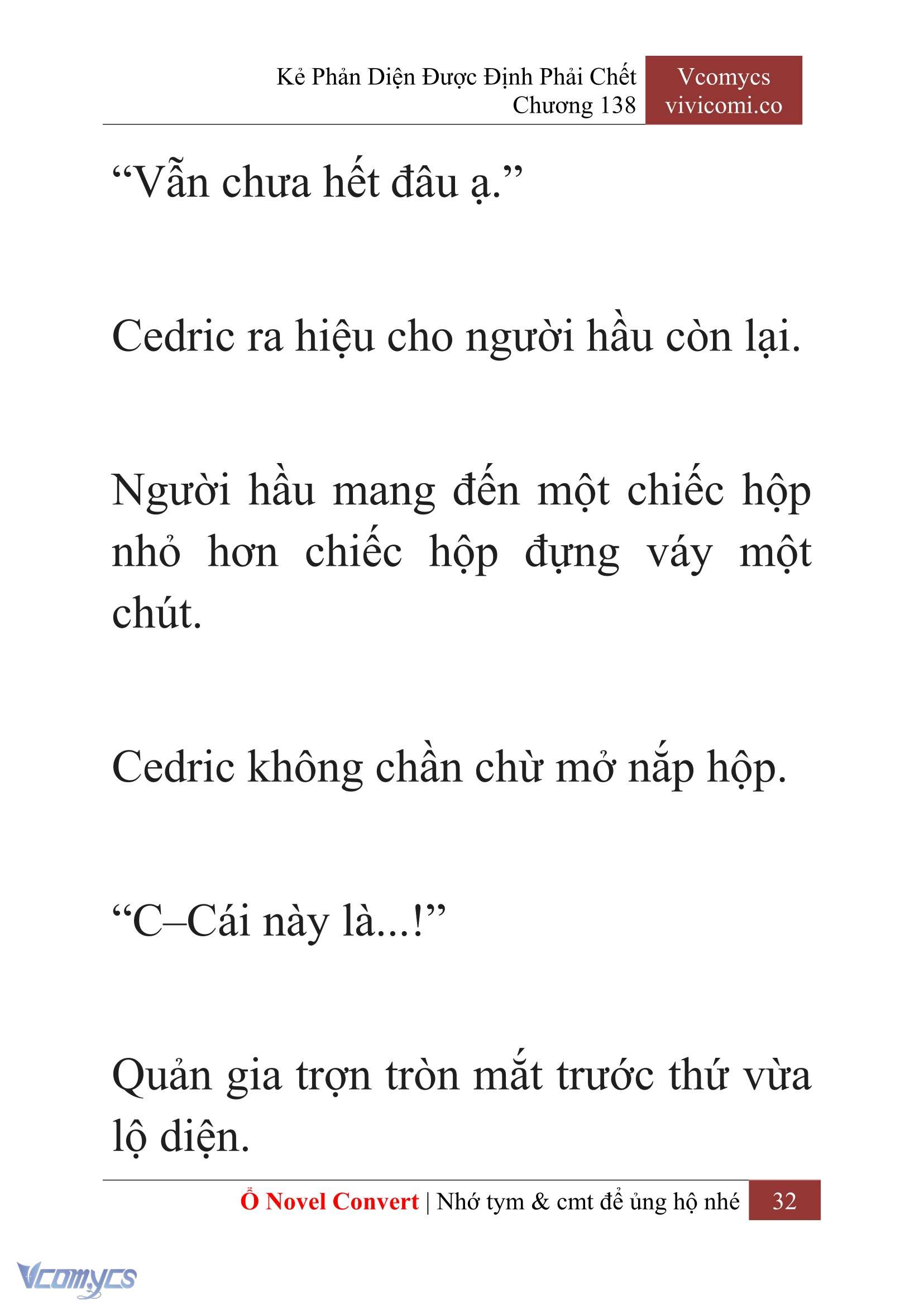 [Novel] Kẻ Phản Diện Được Định Phải Chết Chap 138 - Trang 2