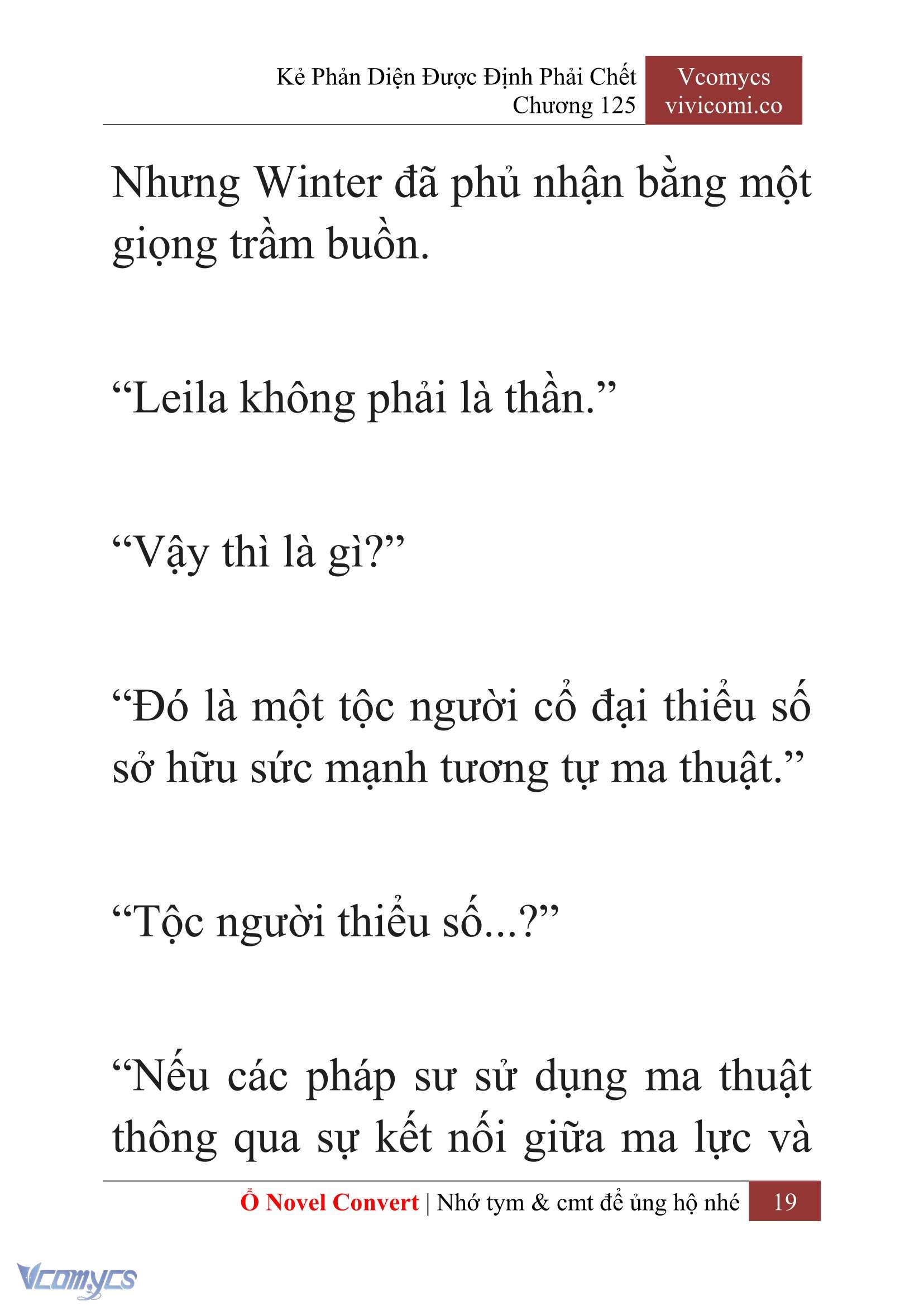 [Novel] Kẻ Phản Diện Được Định Phải Chết Chap 125 - Trang 2