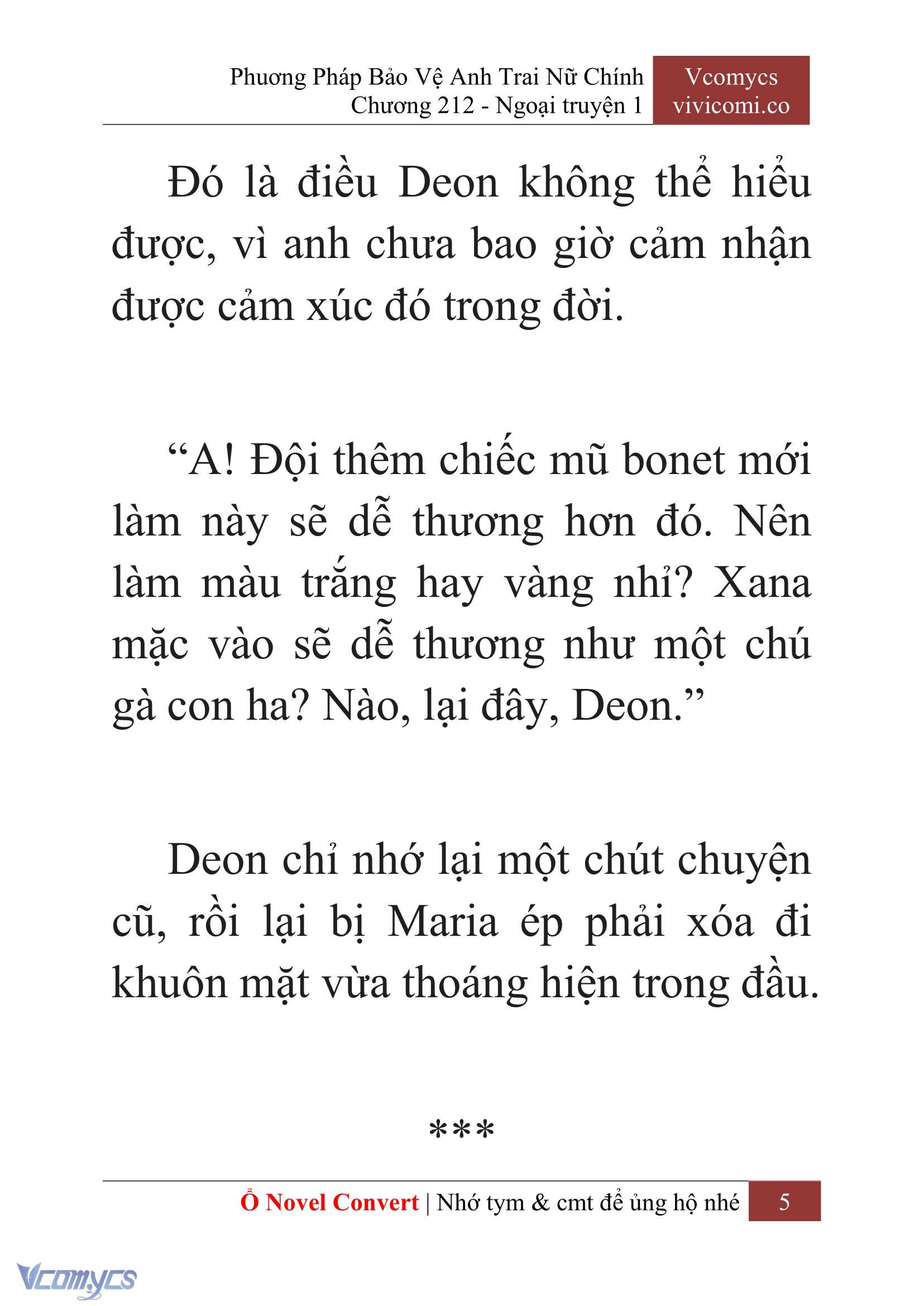 [Novel] Phương Pháp Bảo Vệ Anh Trai Nữ Chính Chap 212 - Trang 2
