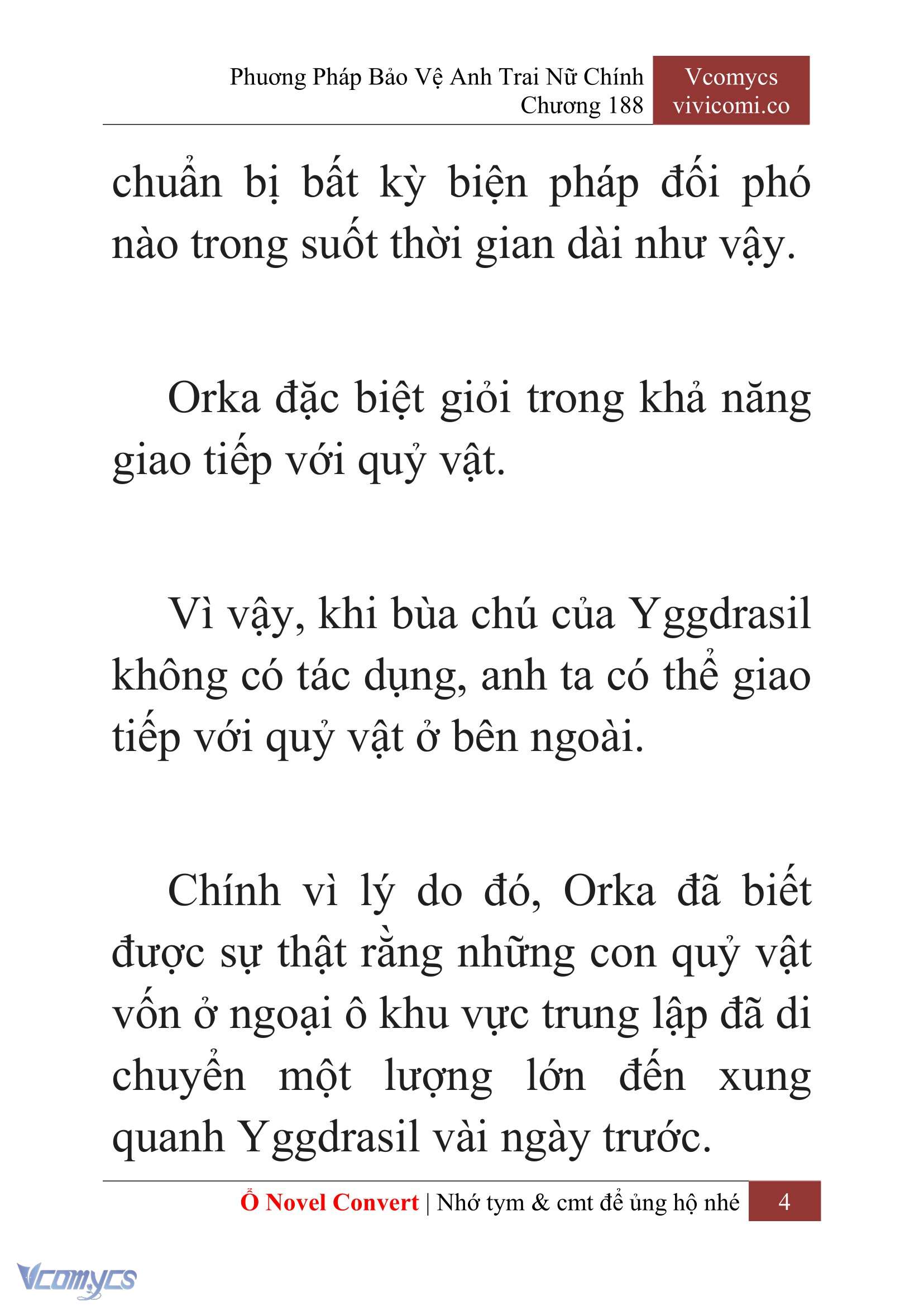 [Novel] Phương Pháp Bảo Vệ Anh Trai Nữ Chính Chap 188 - Trang 2
