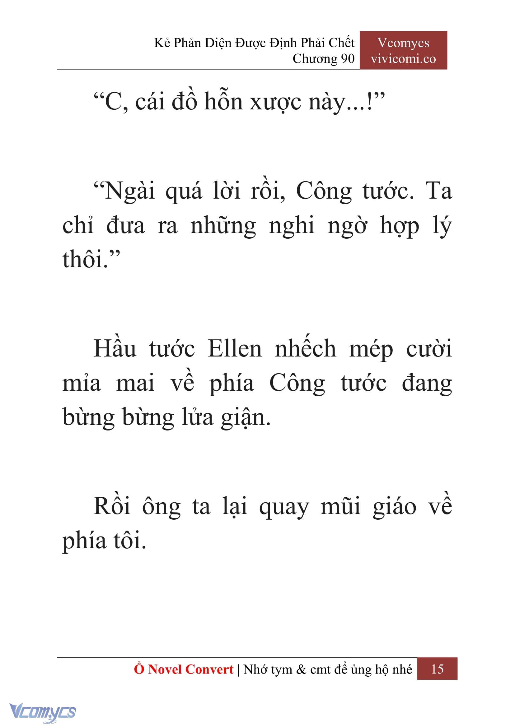 [Novel] Kẻ Phản Diện Được Định Phải Chết Chap 90 - Next Chap 91