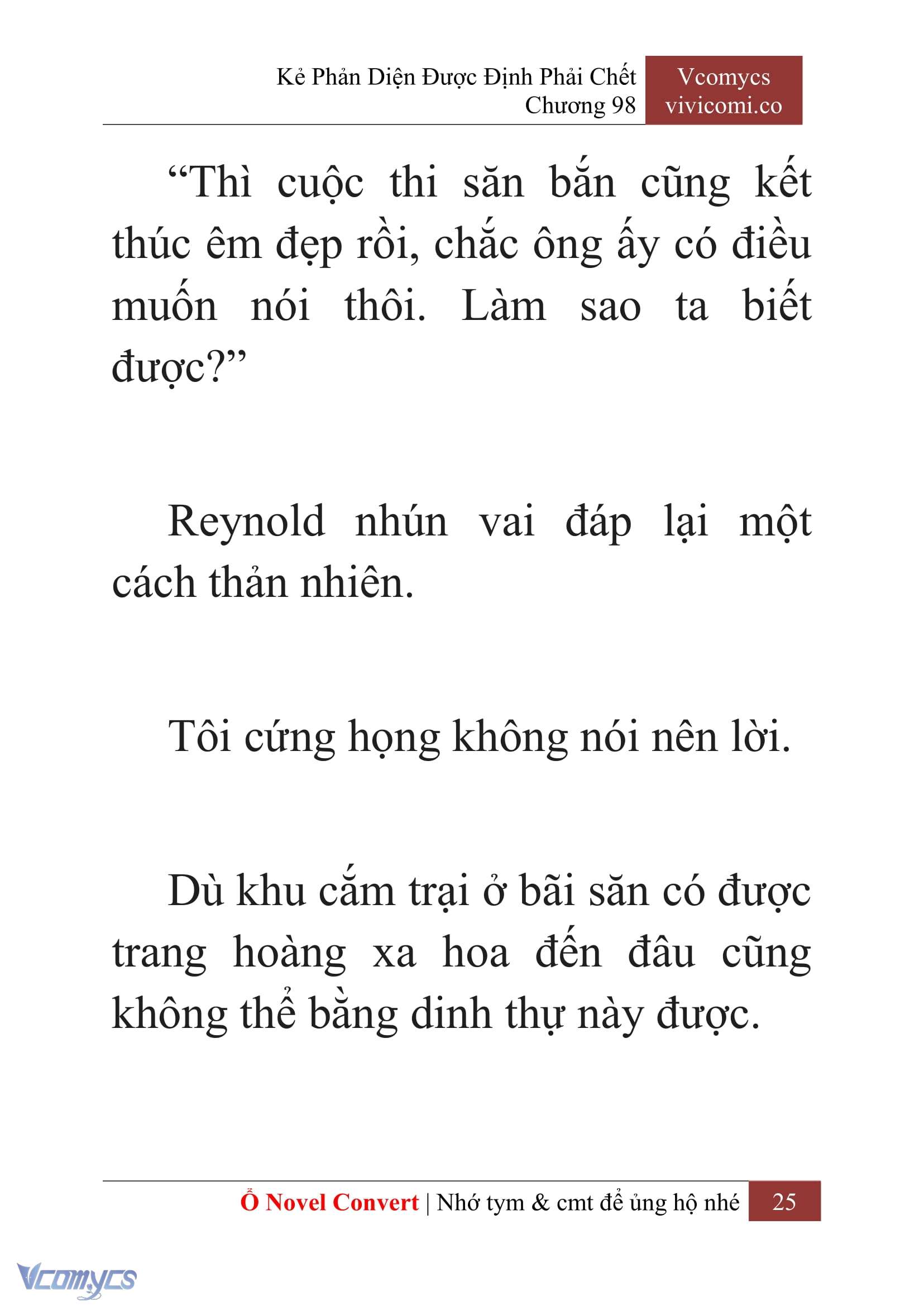 [Novel] Kẻ Phản Diện Được Định Phải Chết Chap 98 - Next Chap 99
