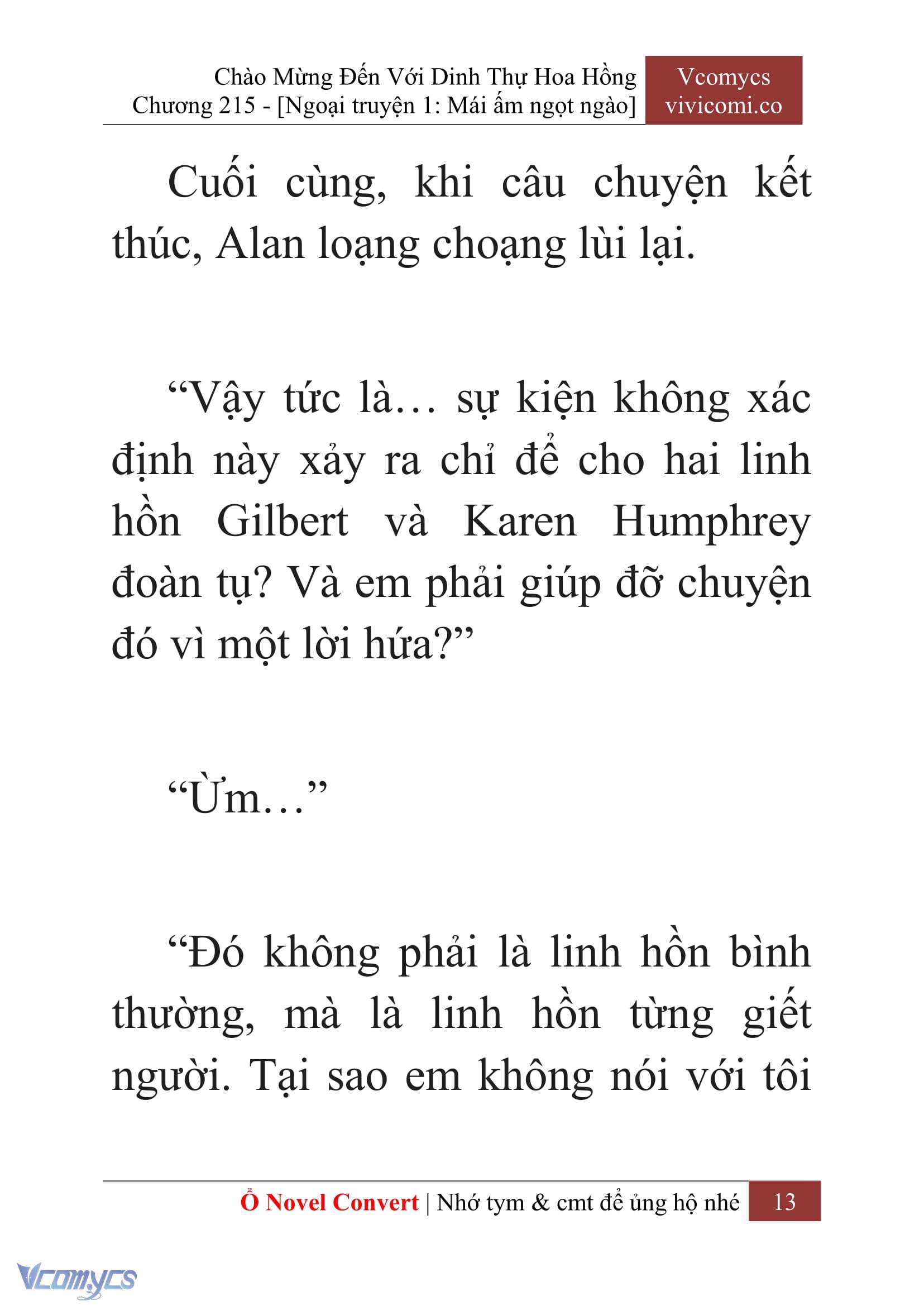 [Novel] Chào Mừng Đến Với Dinh Thự Hoa Hồng Chap 215 - Trang 2