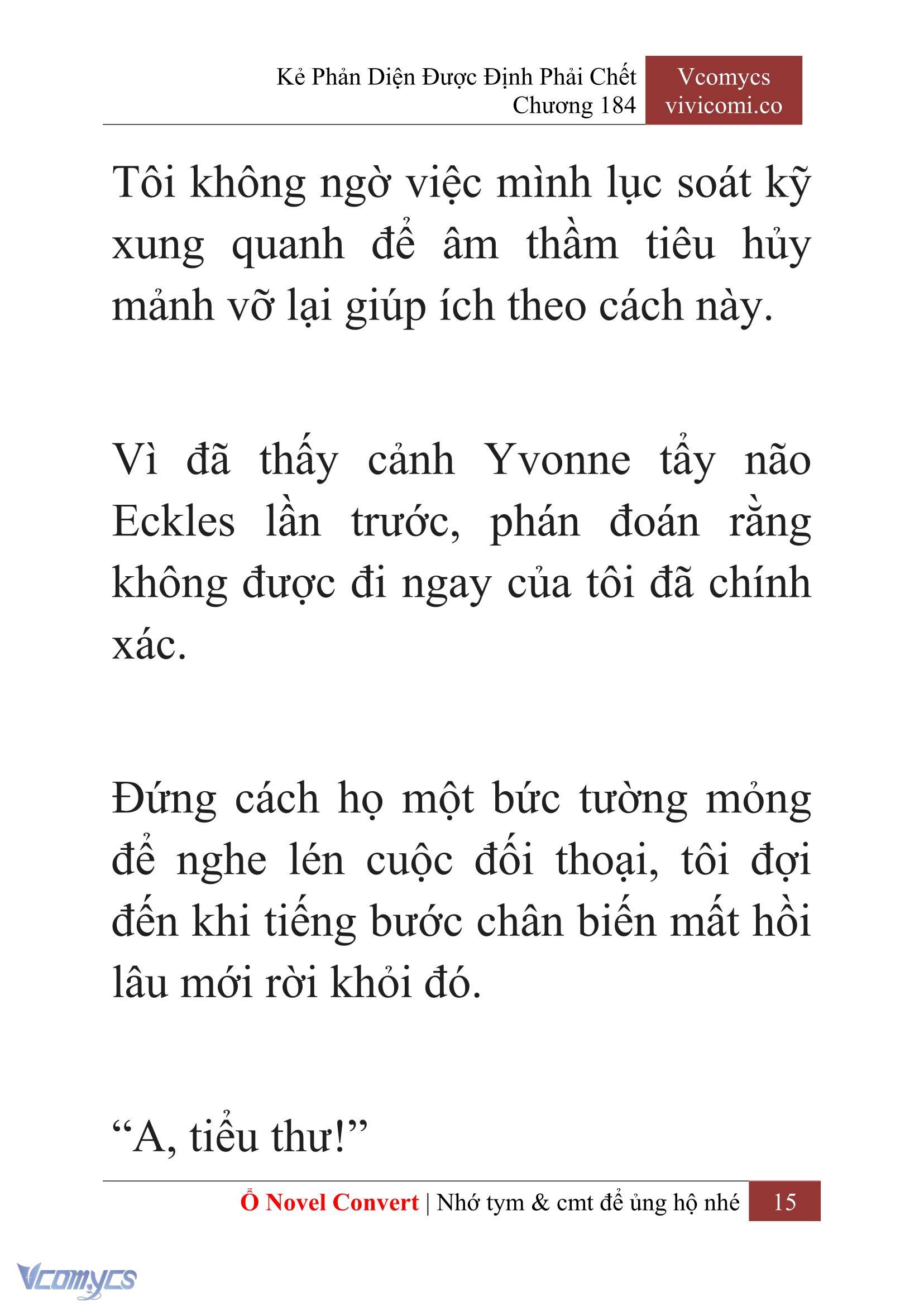[Novel] Kẻ Phản Diện Được Định Phải Chết Chap 184 - Trang 2