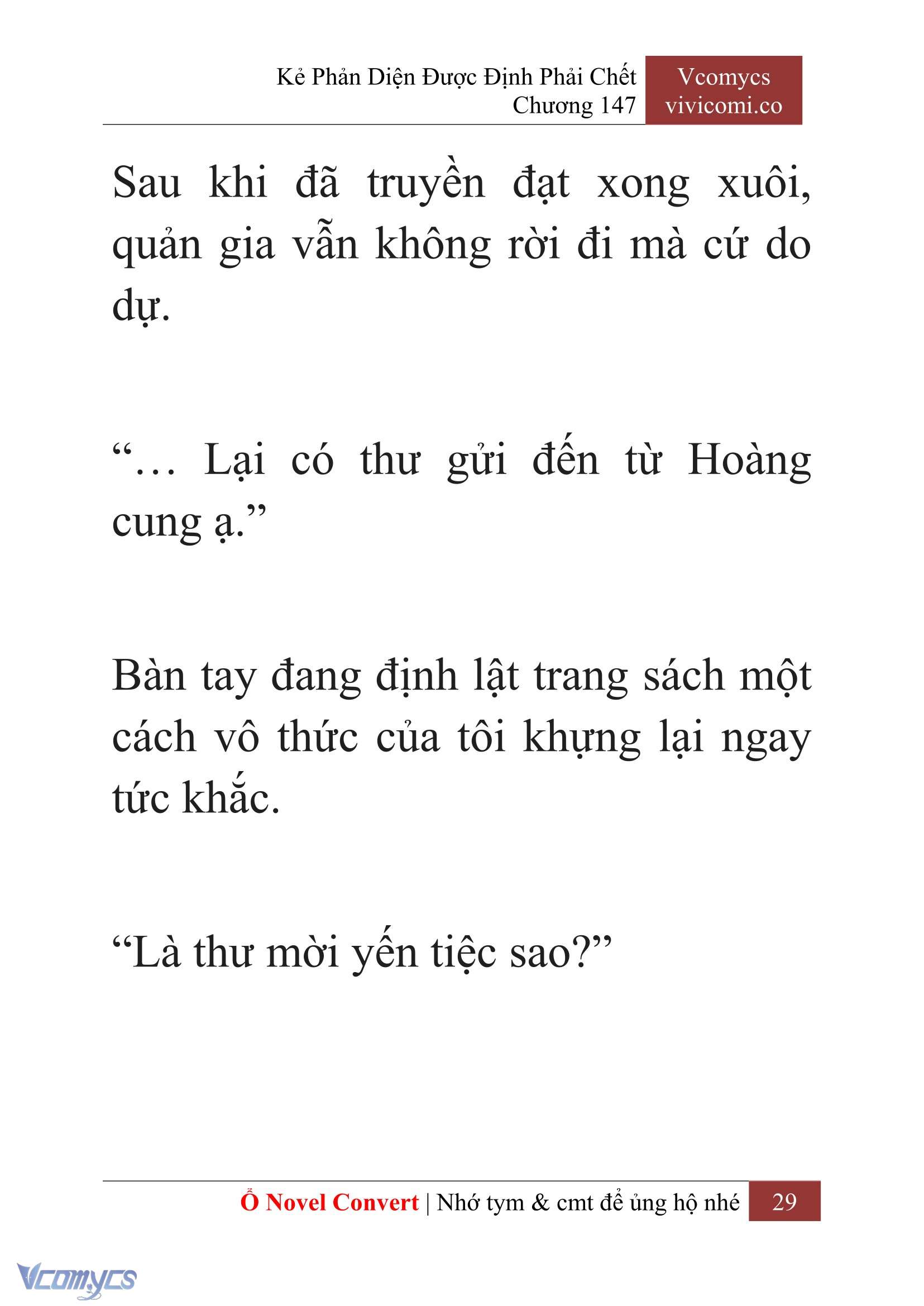 [Novel] Kẻ Phản Diện Được Định Phải Chết Chap 147 - Trang 2