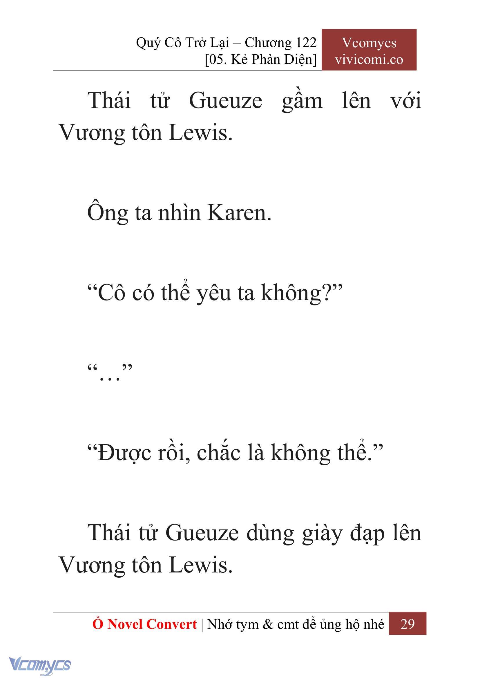 [Novel] Quý Cô Trở Lại Chap 122 - Trang 2