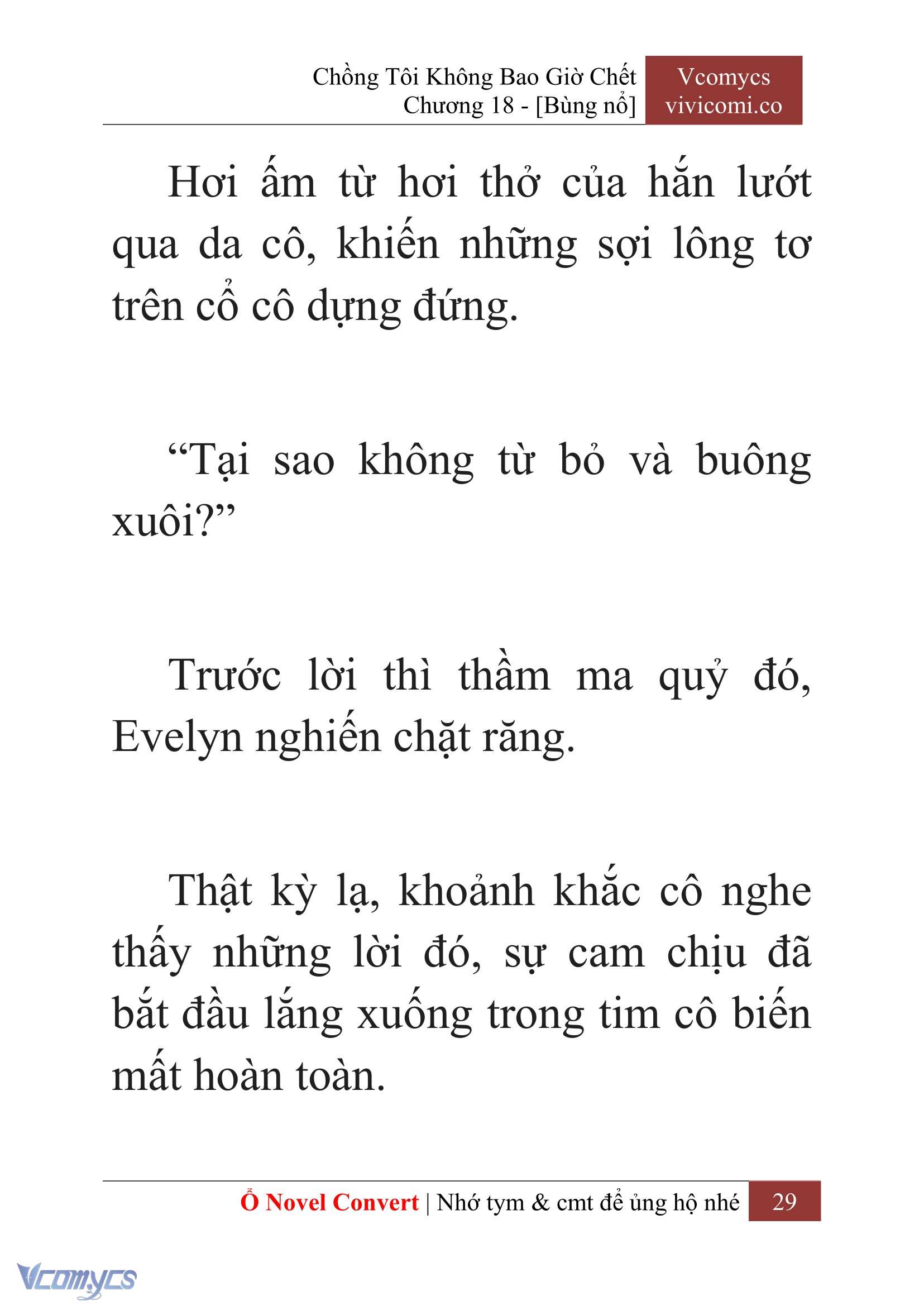 [Novel] Chồng Tôi Không Bao Giờ Chết Chap 18 - Trang 2