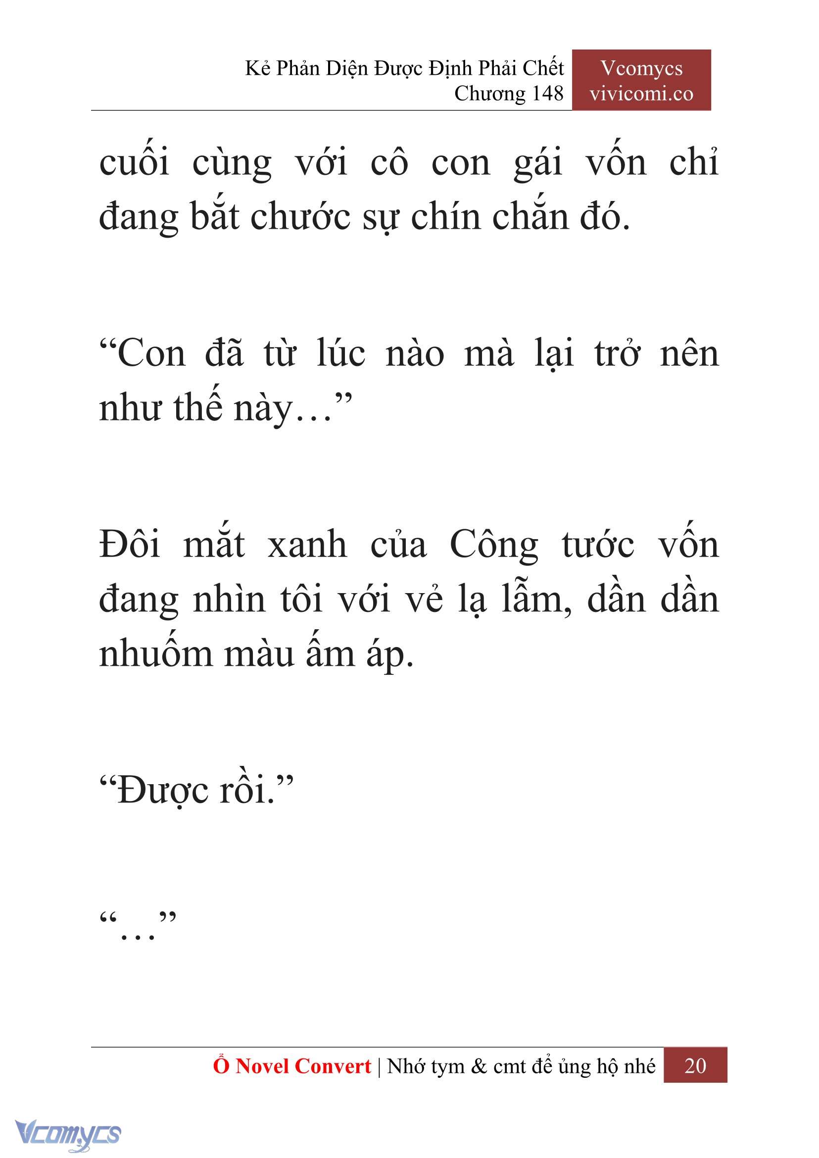 [Novel] Kẻ Phản Diện Được Định Phải Chết Chap 148 - Trang 2