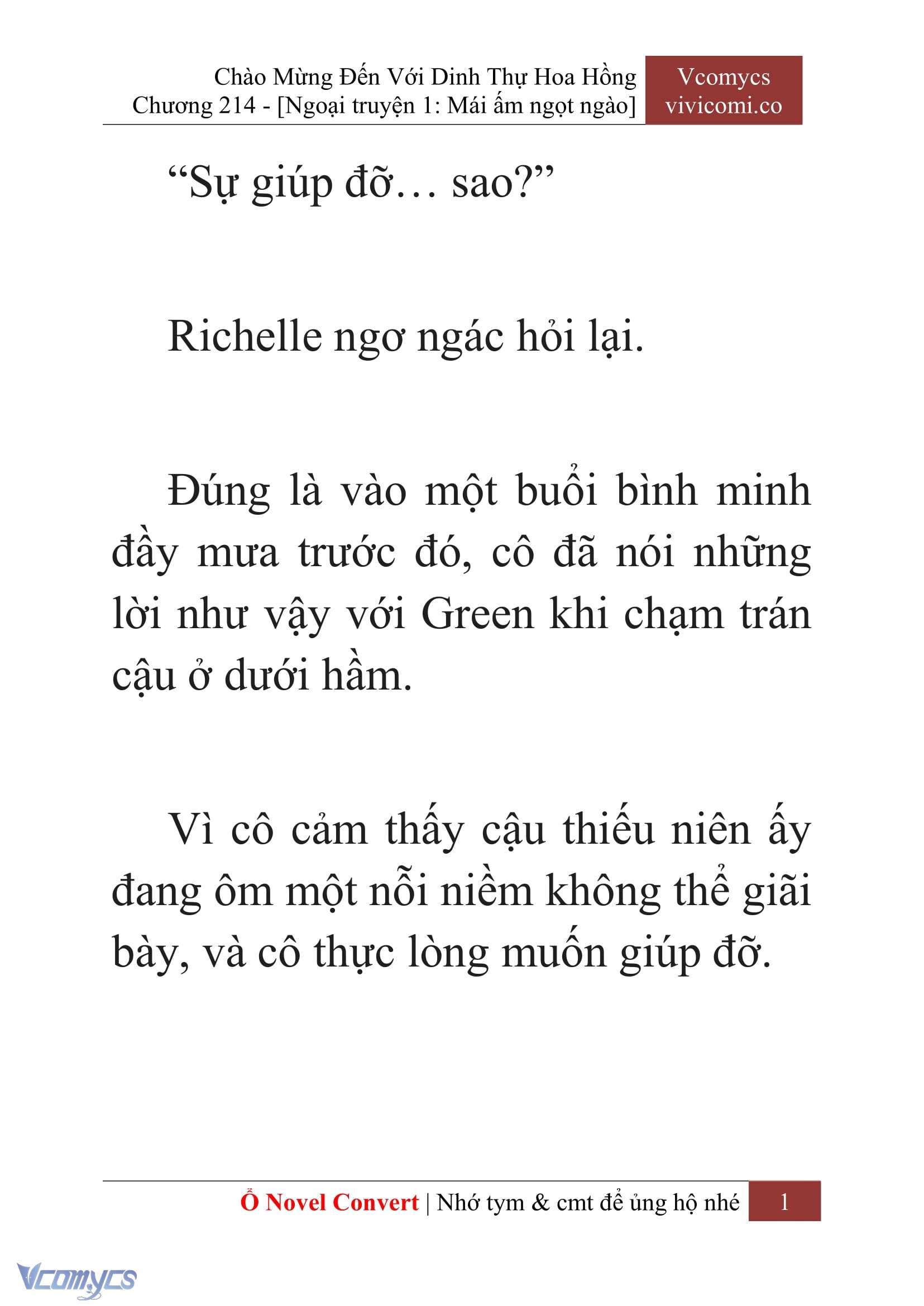 [Novel] Chào Mừng Đến Với Dinh Thự Hoa Hồng Chap 214 - Trang 2