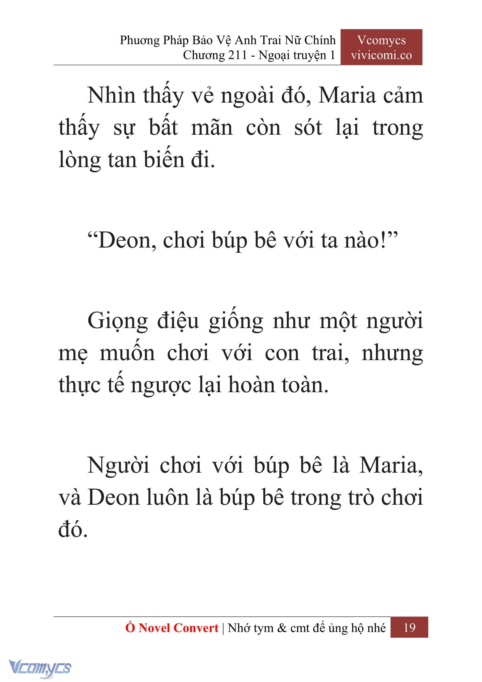 [Novel] Phương Pháp Bảo Vệ Anh Trai Nữ Chính Chap 211 - Trang 2