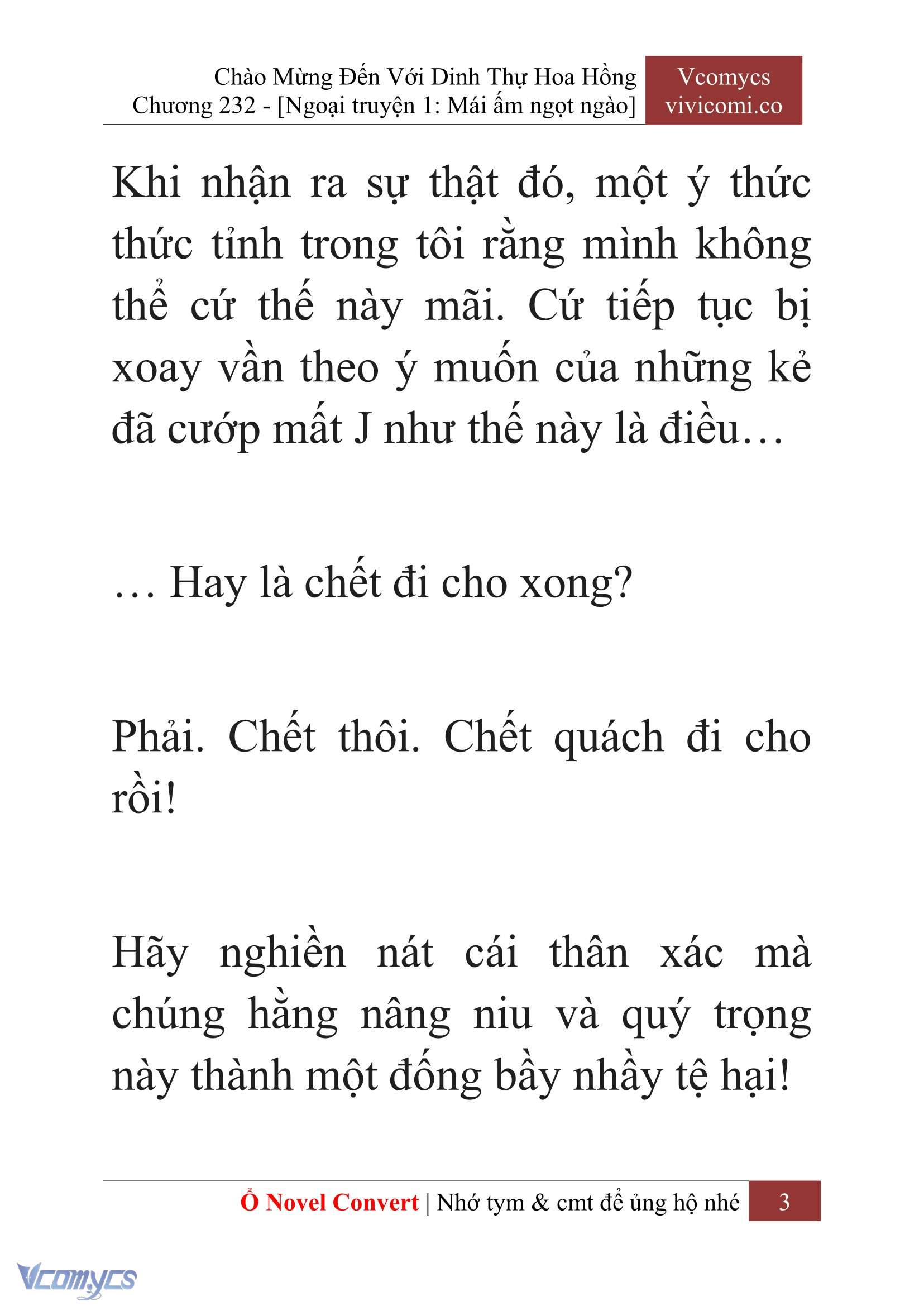 [Novel] Chào Mừng Đến Với Dinh Thự Hoa Hồng Chap 232 - Trang 2