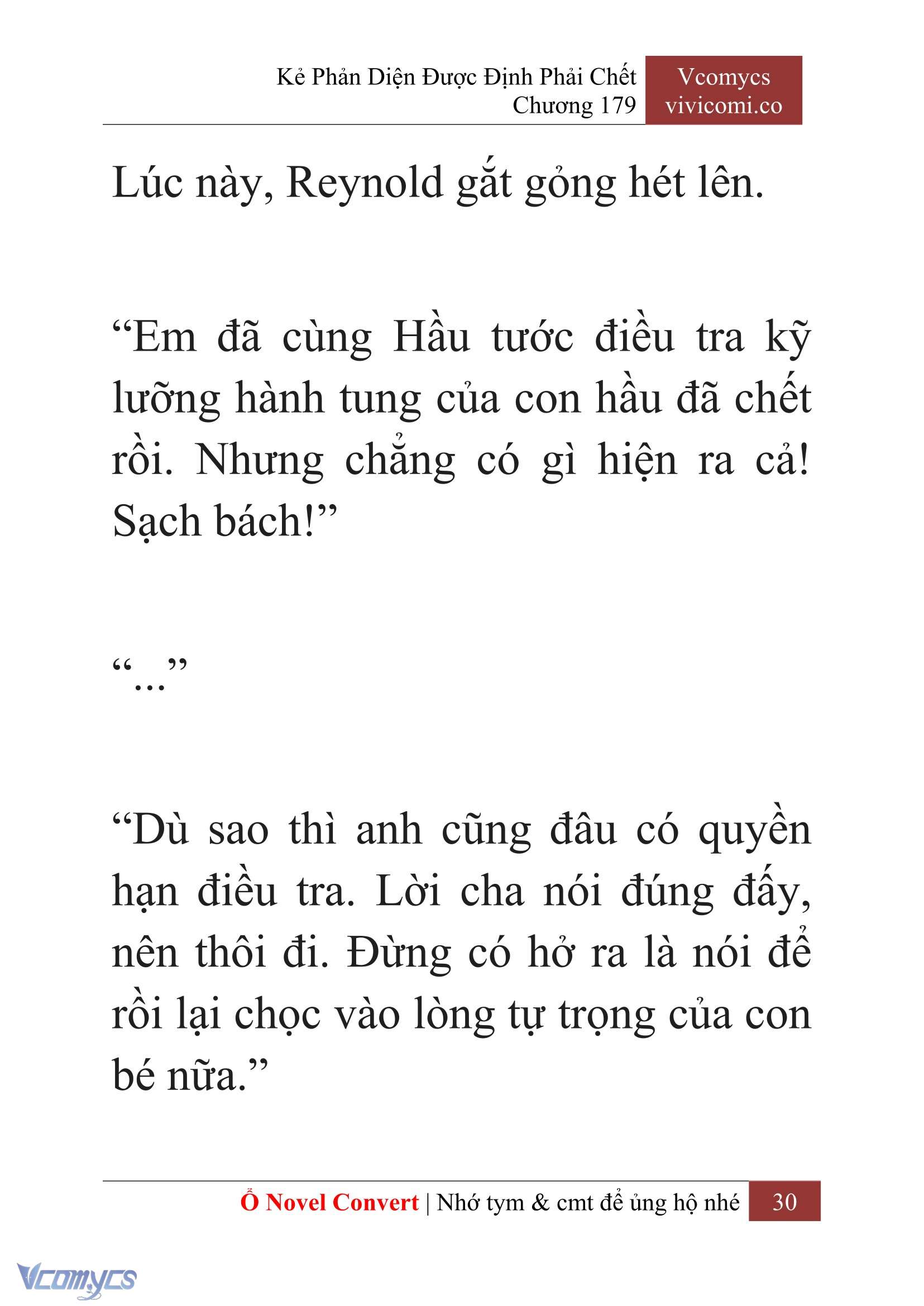 [Novel] Kẻ Phản Diện Được Định Phải Chết Chap 179 - Trang 2