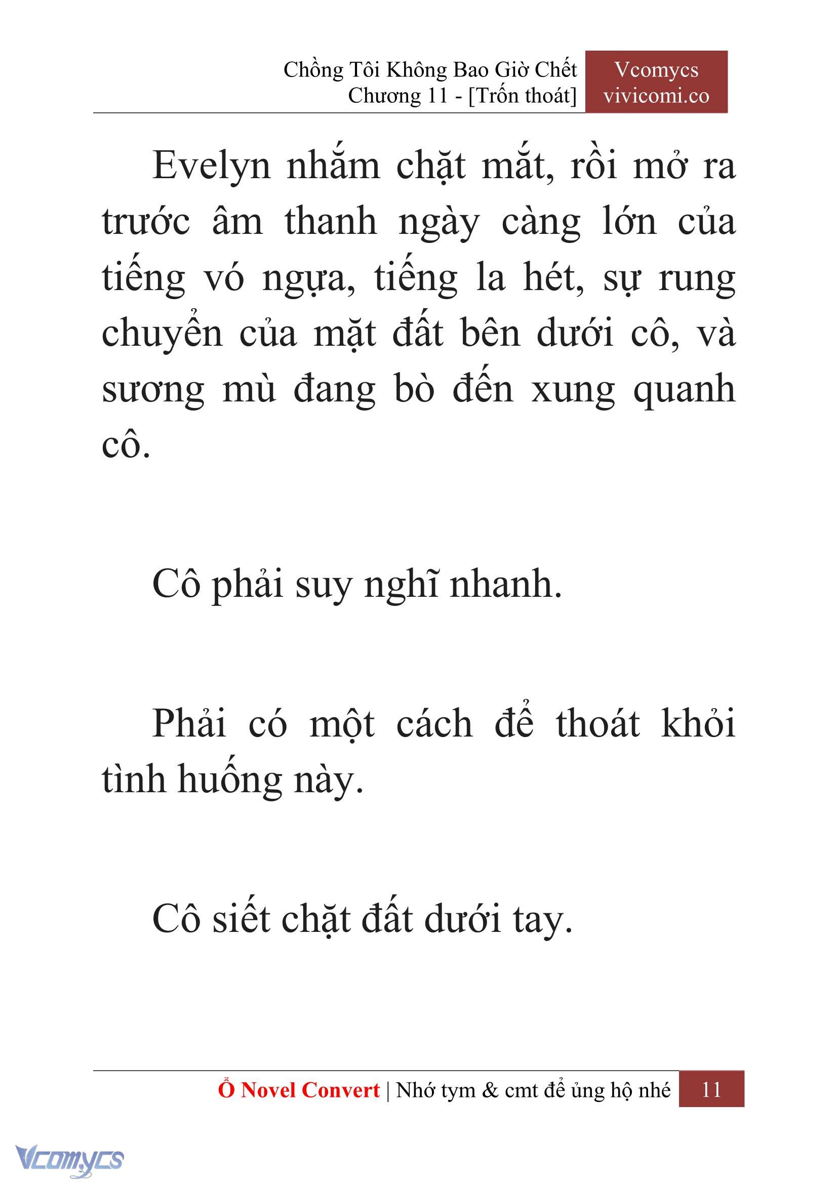 [Novel] Chồng Tôi Không Bao Giờ Chết Chap 11 - Trang 2