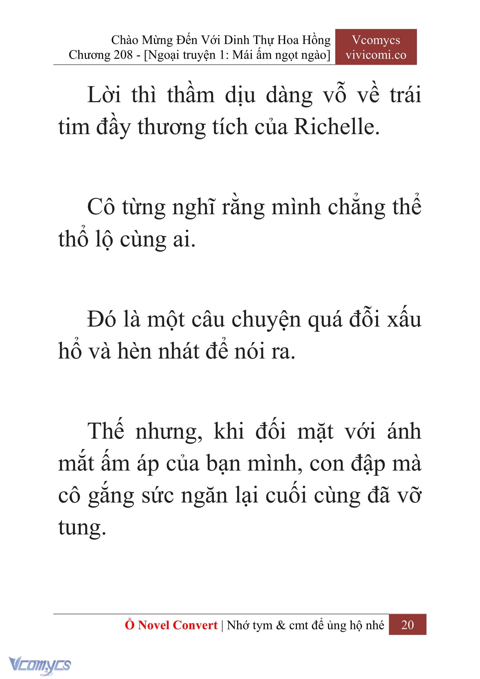 [Novel] Chào Mừng Đến Với Dinh Thự Hoa Hồng Chap 208 - Trang 2