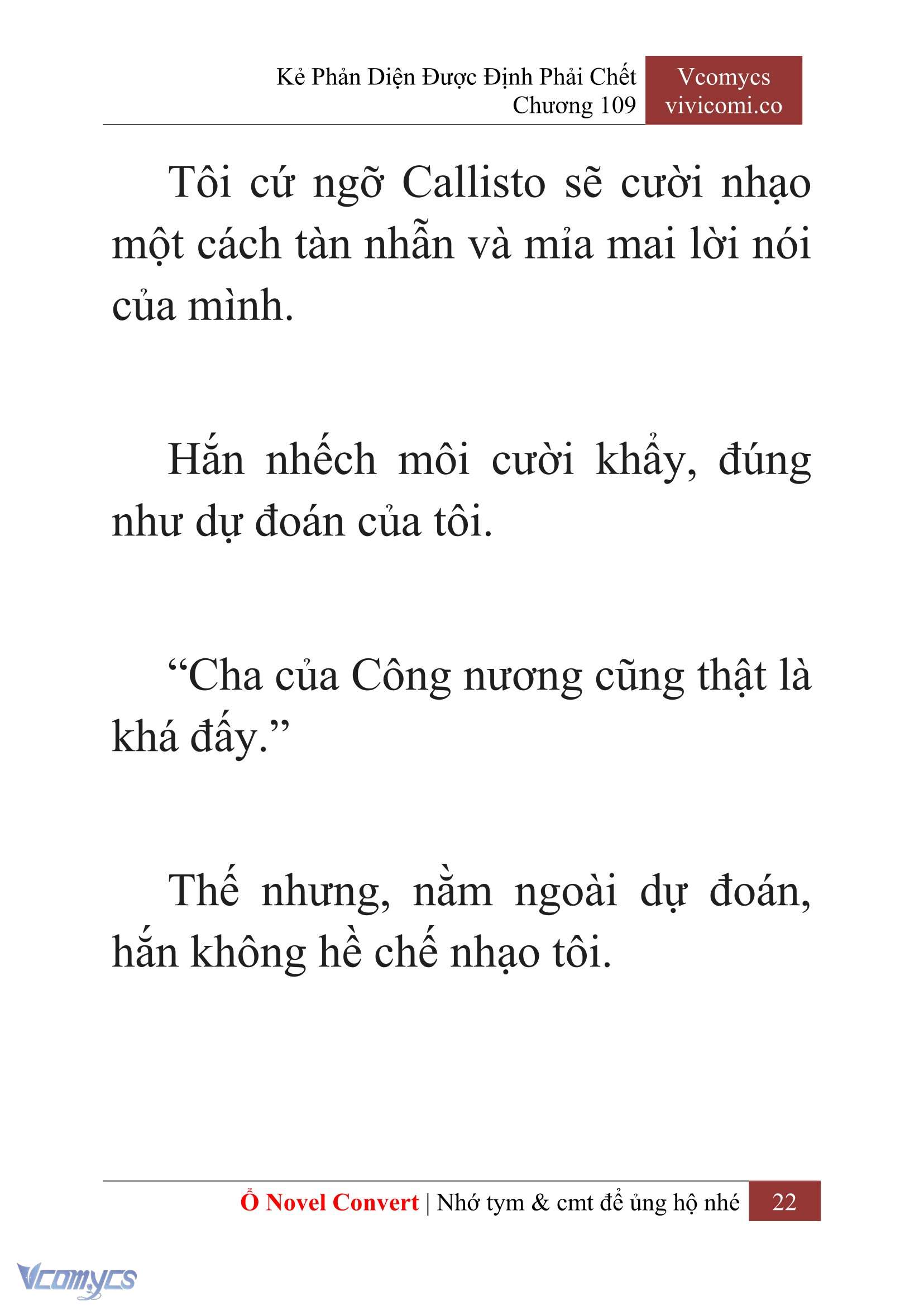 [Novel] Kẻ Phản Diện Được Định Phải Chết Chap 109 - Trang 2