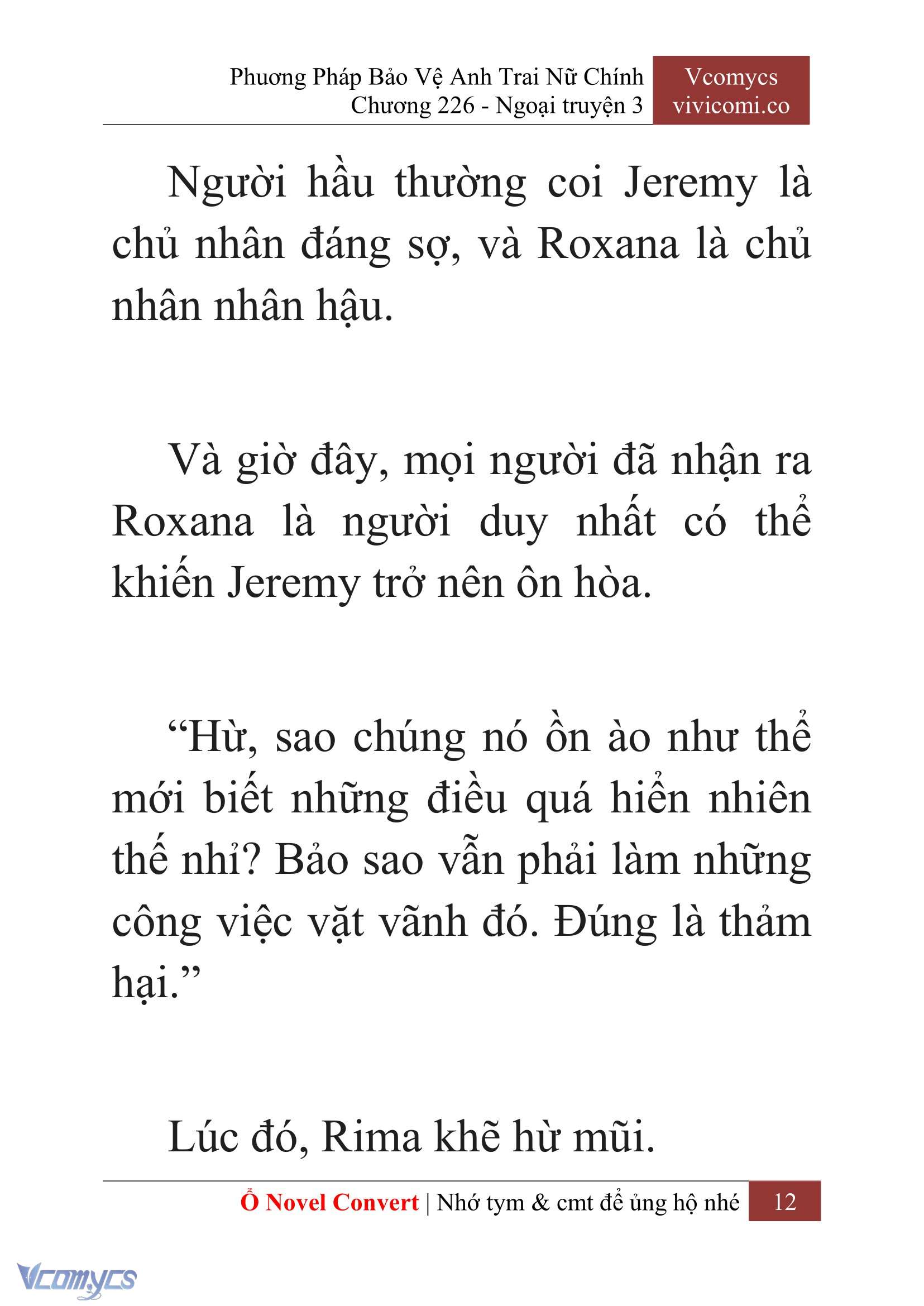 [Novel] Phương Pháp Bảo Vệ Anh Trai Nữ Chính Chap 226 - Trang 2