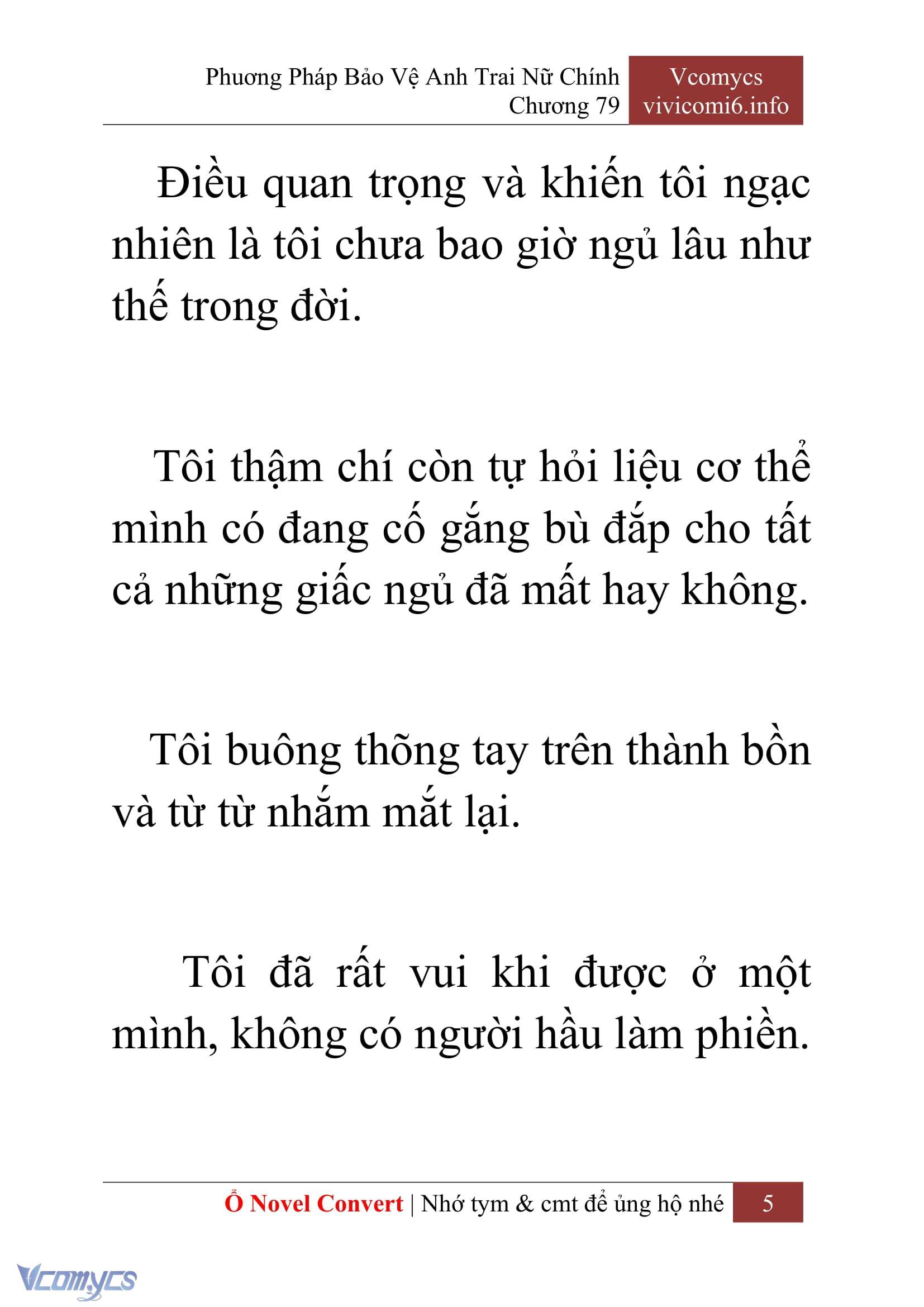 [Novel] Phương Pháp Bảo Vệ Anh Trai Nữ Chính Chap 79 - Trang 2