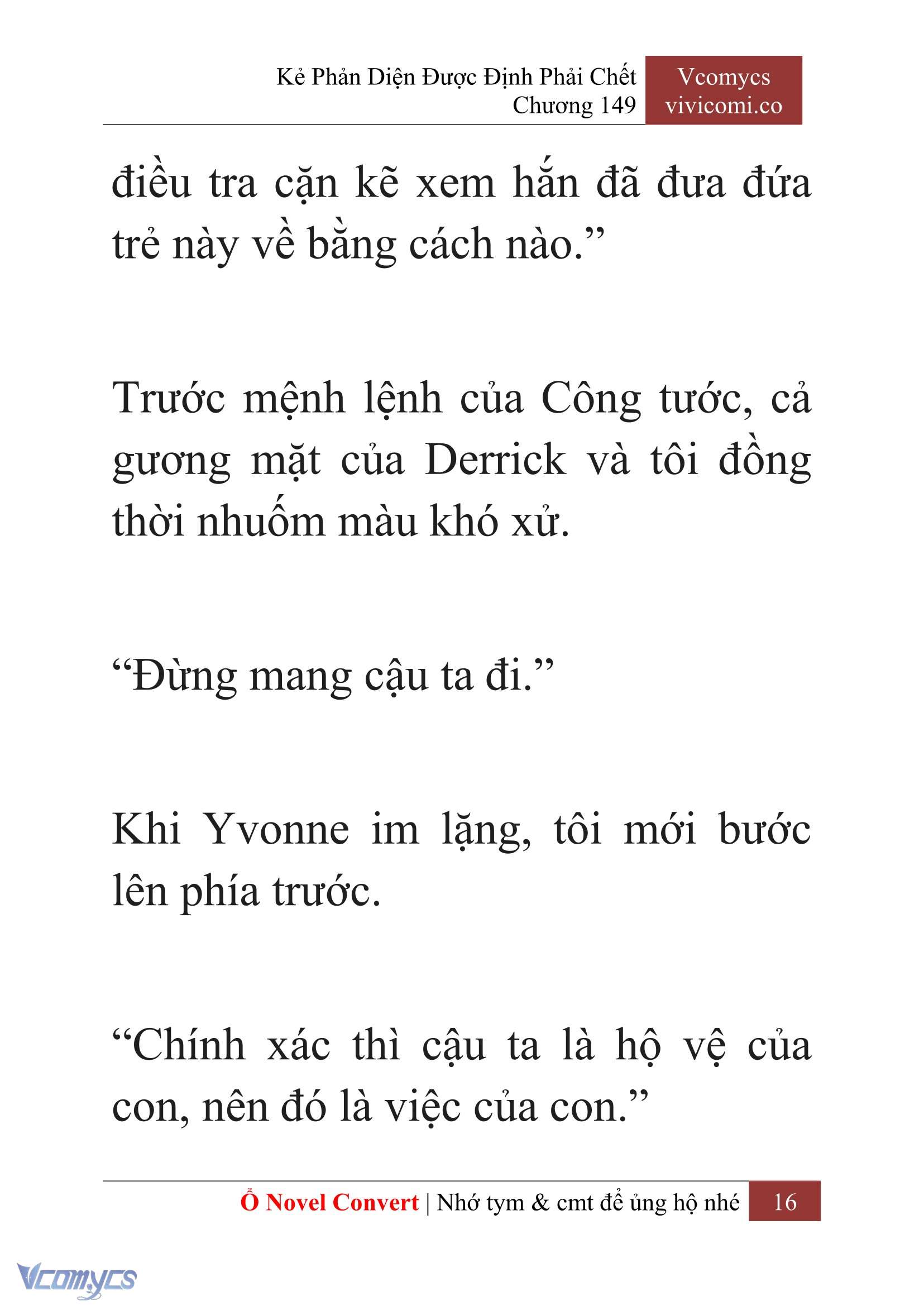 [Novel] Kẻ Phản Diện Được Định Phải Chết Chap 149 - Next Chap 150