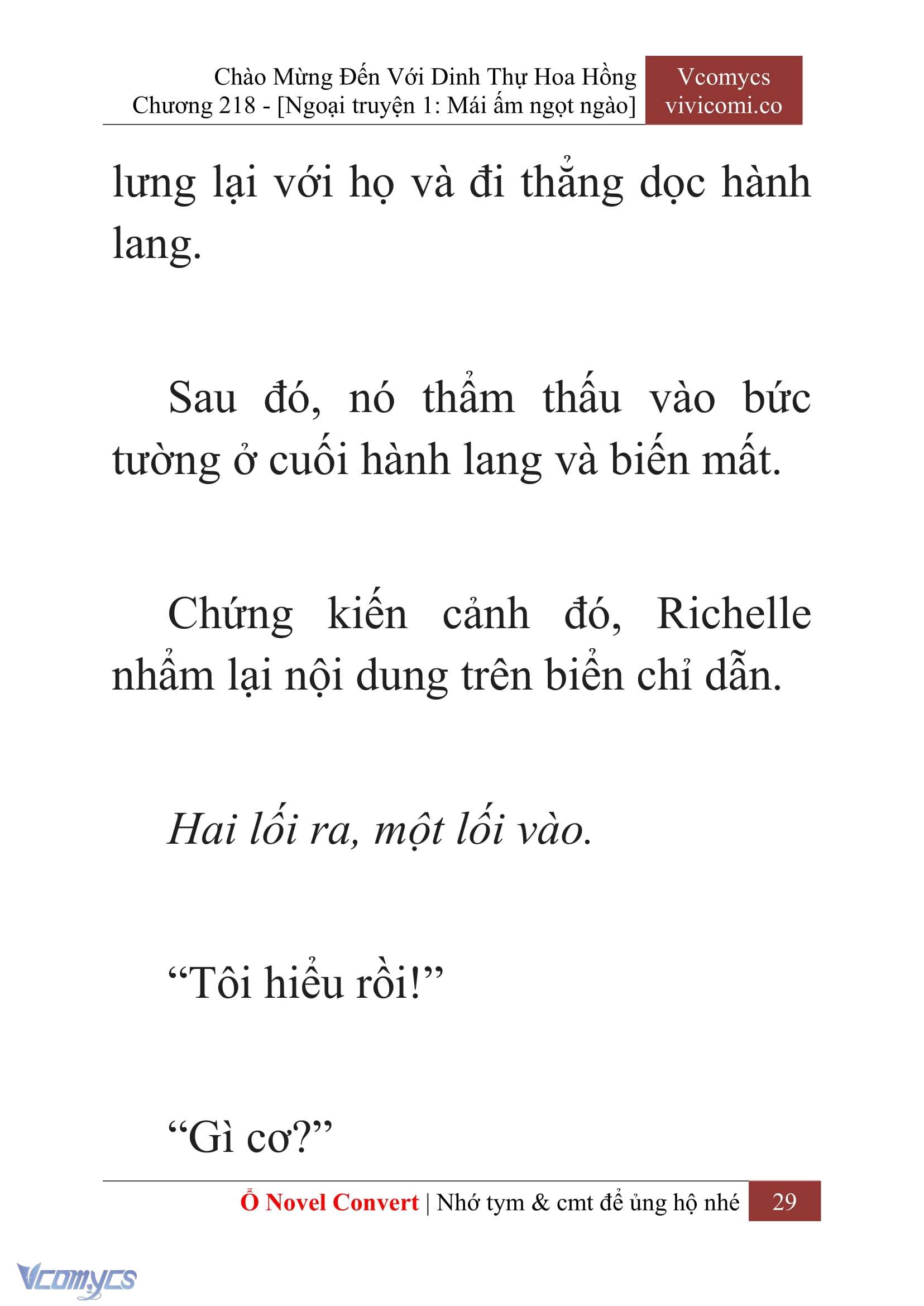 [Novel] Chào Mừng Đến Với Dinh Thự Hoa Hồng Chap 218 - Trang 2