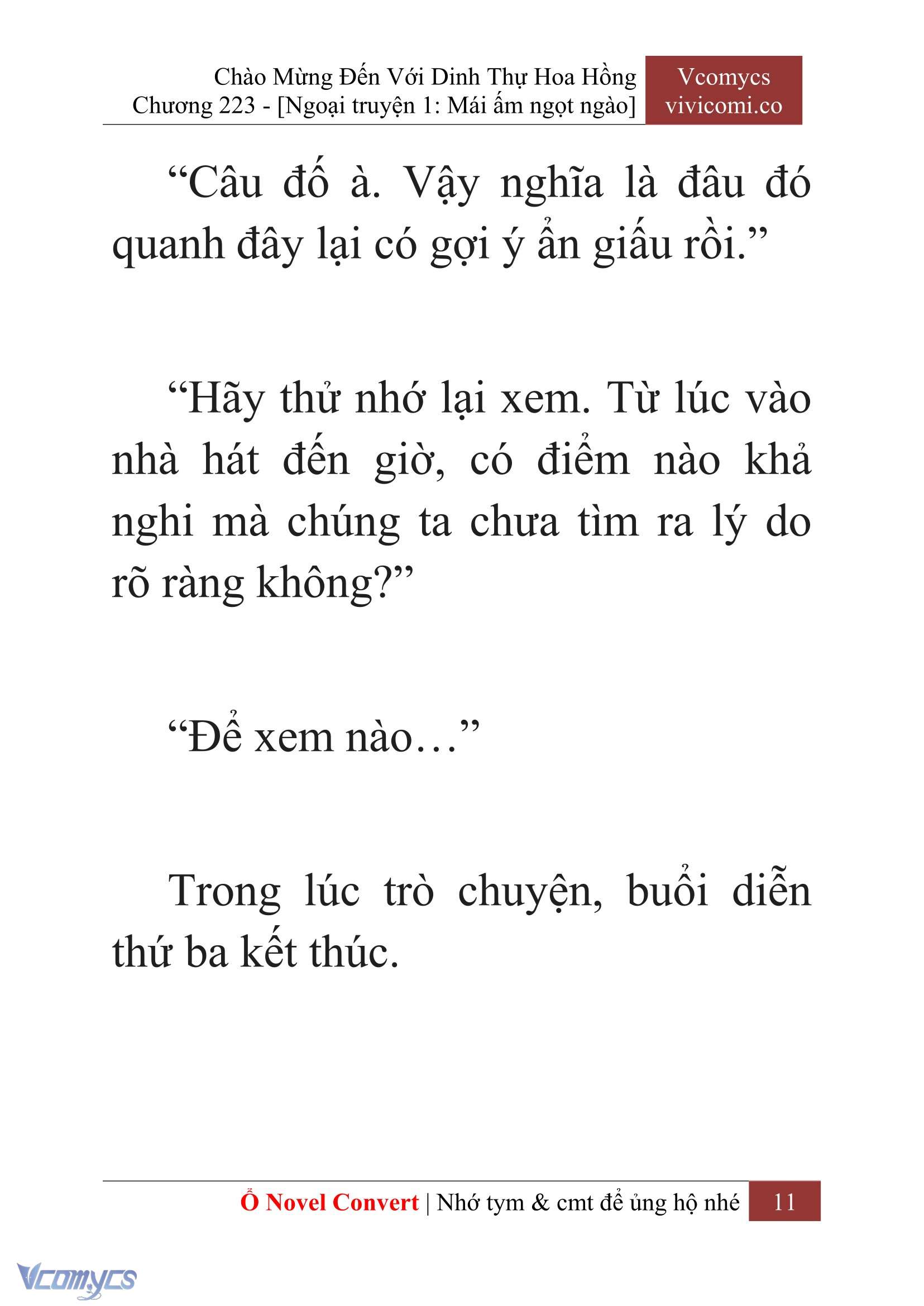 [Novel] Chào Mừng Đến Với Dinh Thự Hoa Hồng Chap 223 - Trang 2