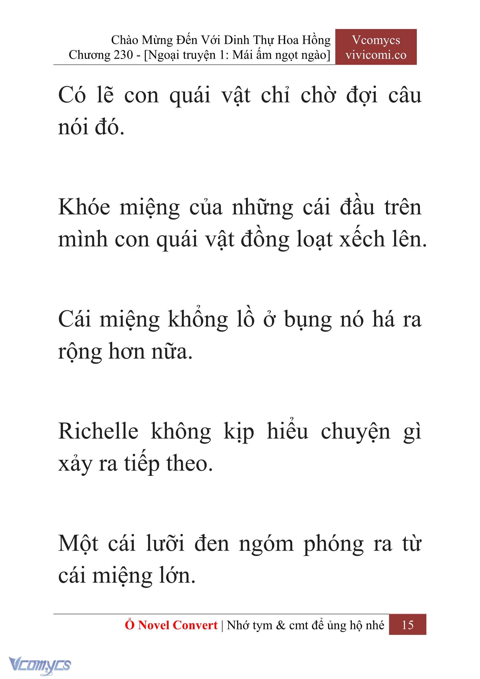 [Novel] Chào Mừng Đến Với Dinh Thự Hoa Hồng Chap 230 - Trang 2