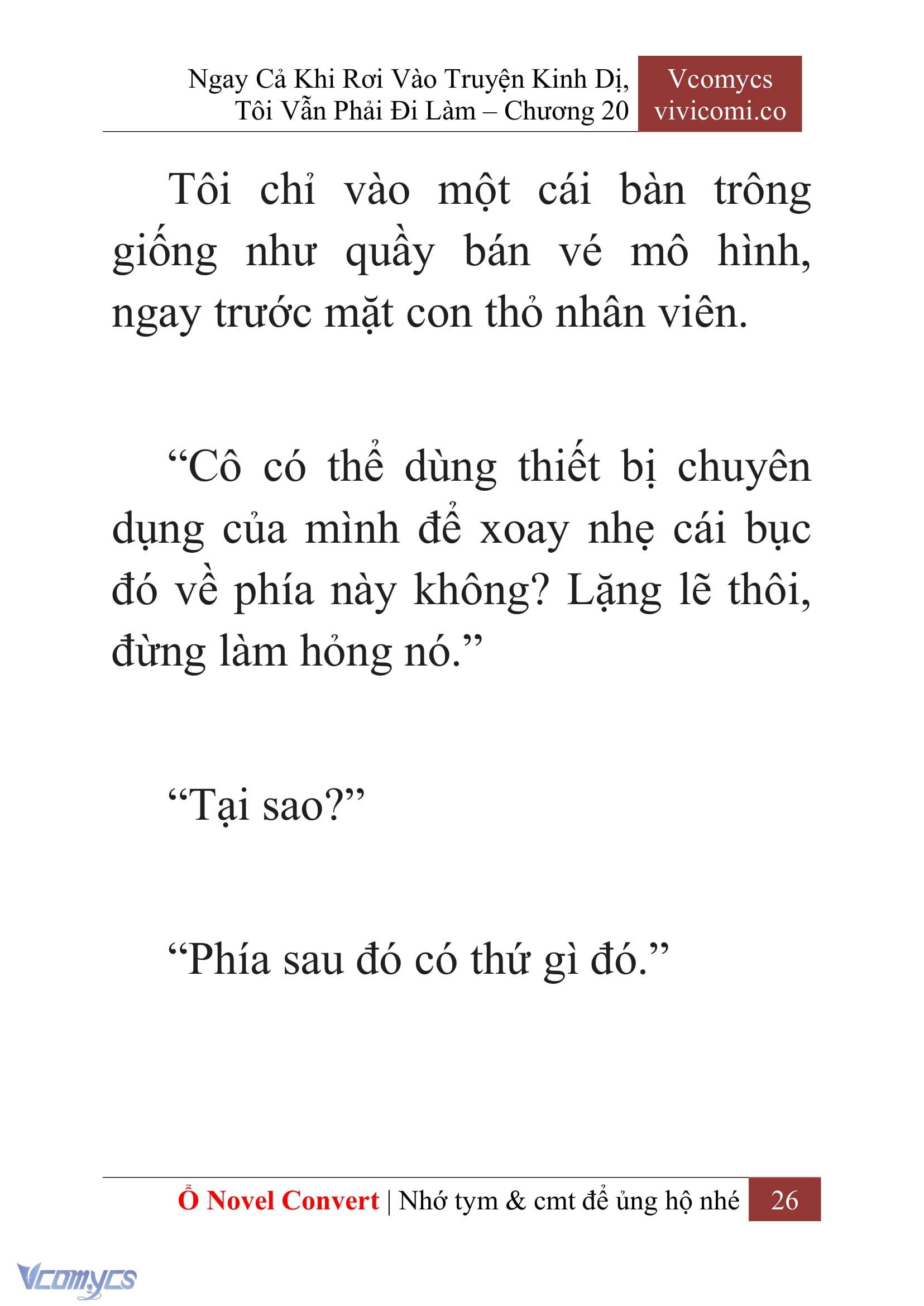 [Novel] Ngay Cả Khi Rơi Vào Truyện Kinh Dị, Tôi Vẫn Phải Đi Làm Chap 20 - Trang 2