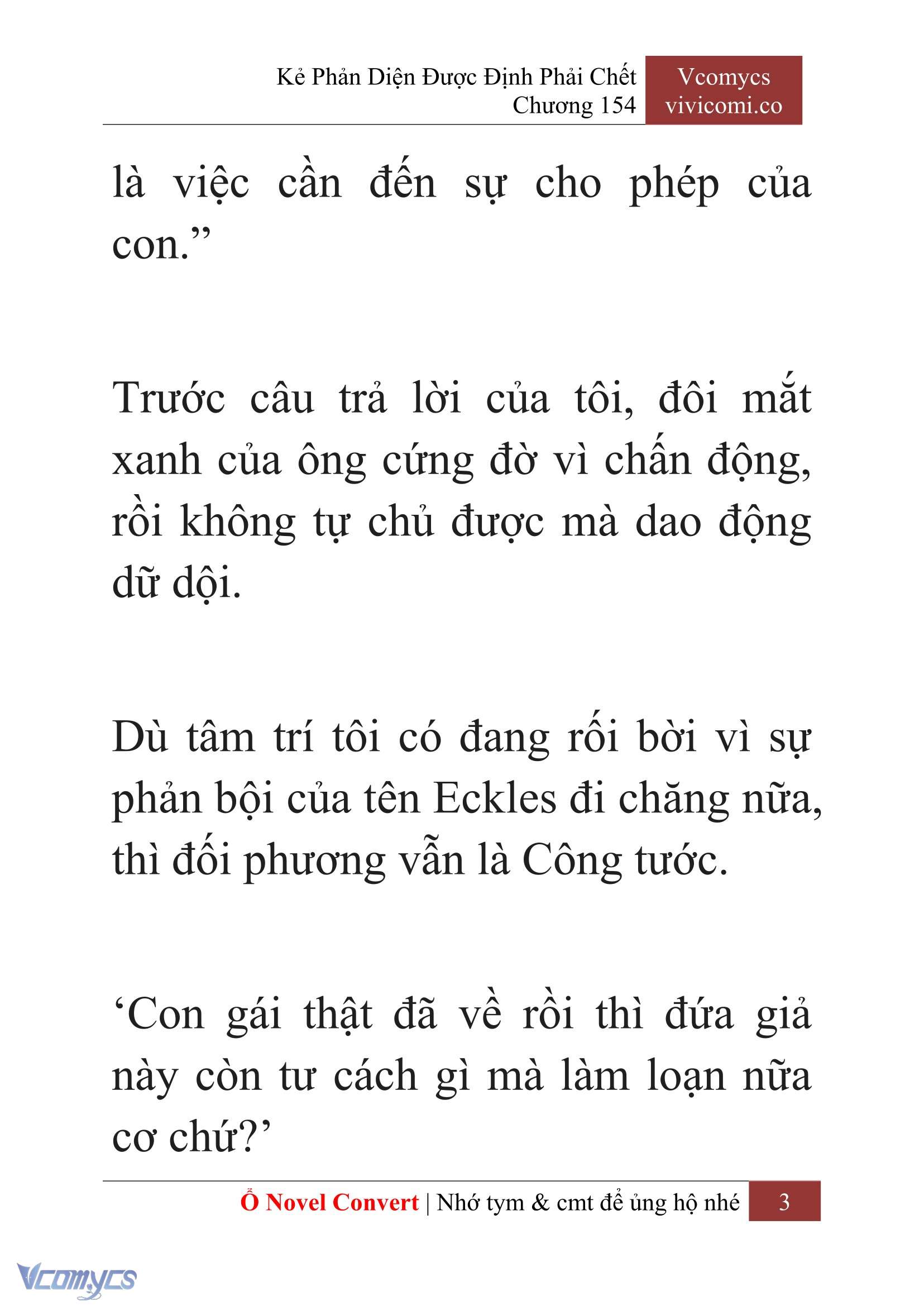 [Novel] Kẻ Phản Diện Được Định Phải Chết Chap 154 - Trang 2