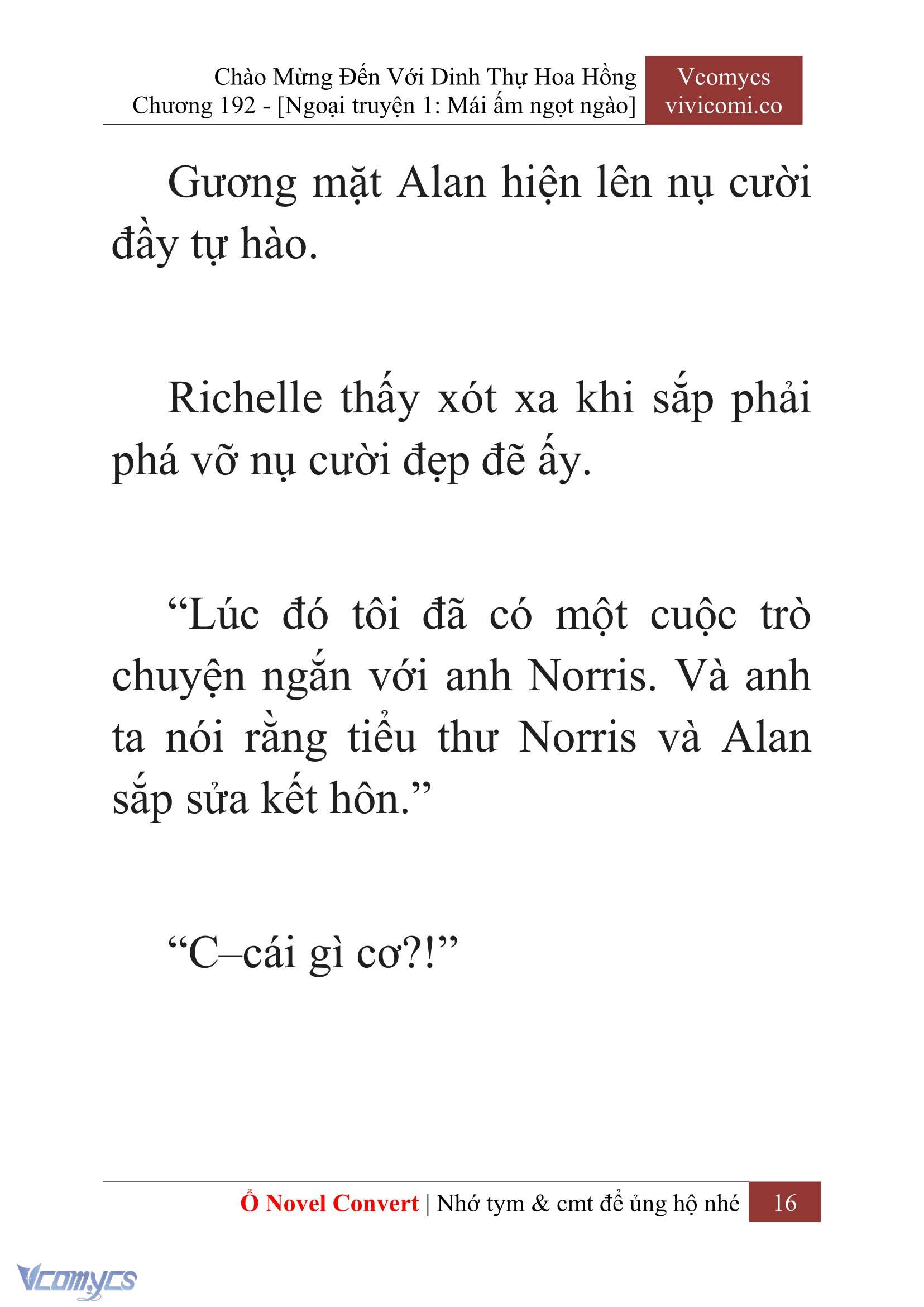 [Novel] Chào Mừng Đến Với Dinh Thự Hoa Hồng Chap 192 - Trang 2