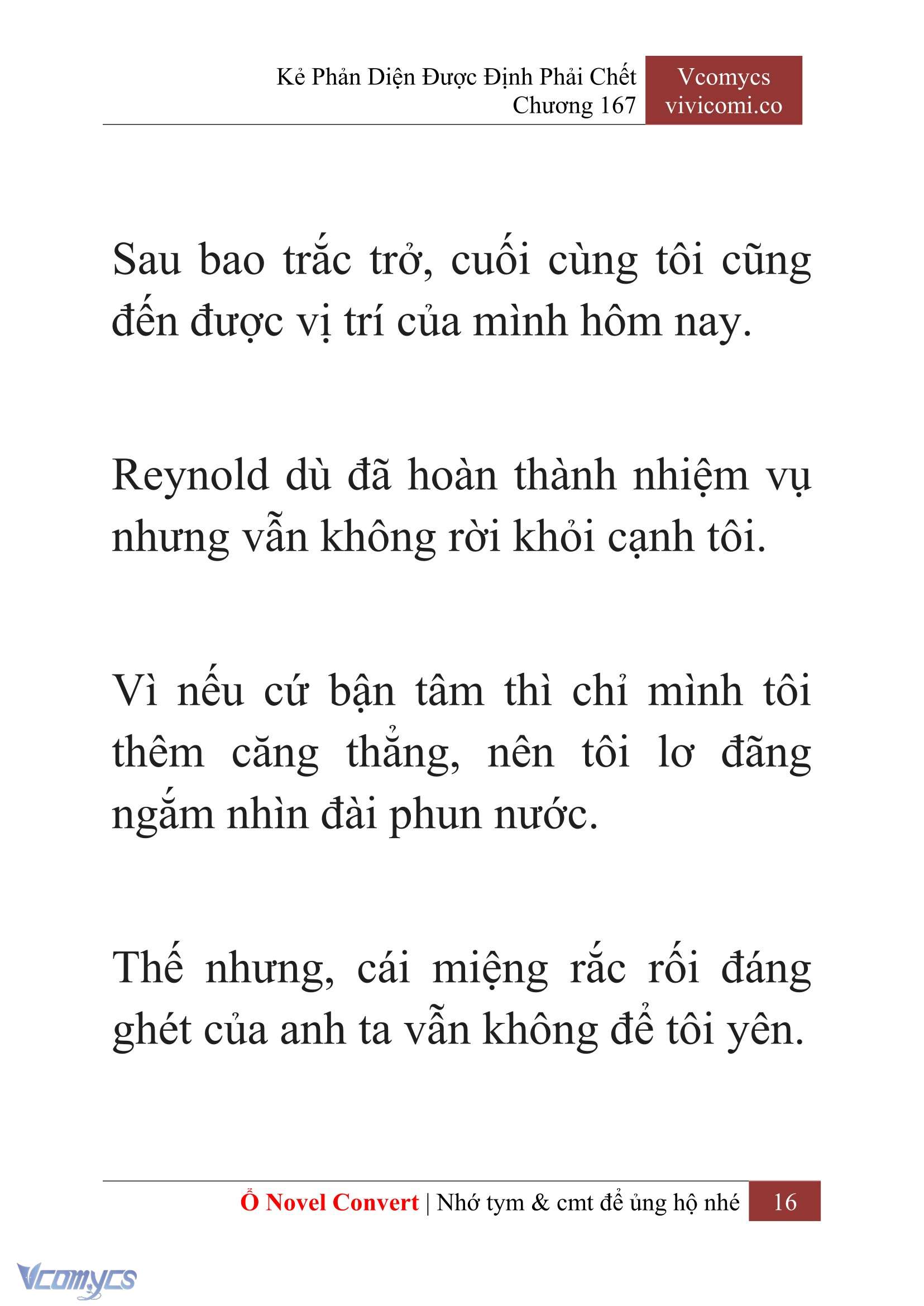 [Novel] Kẻ Phản Diện Được Định Phải Chết Chap 167 - Trang 2