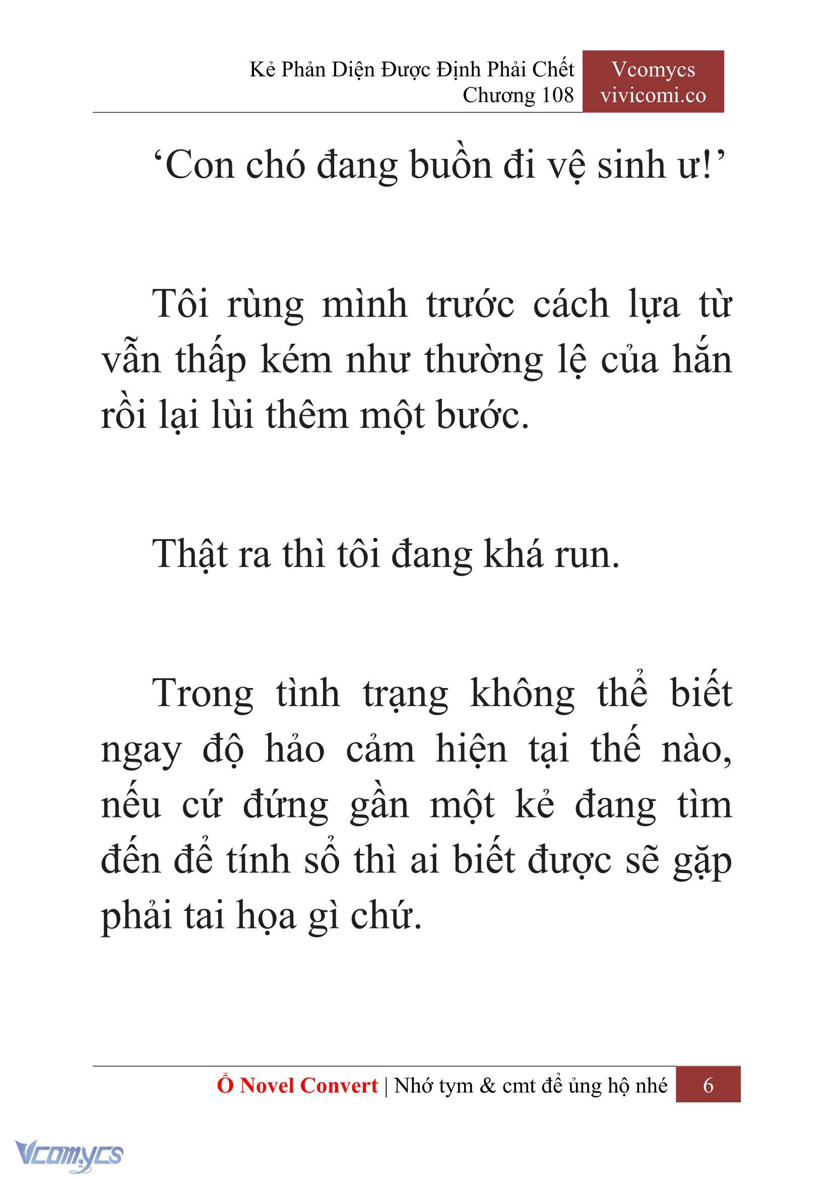 [Novel] Kẻ Phản Diện Được Định Phải Chết Chap 108 - Next Chap 109